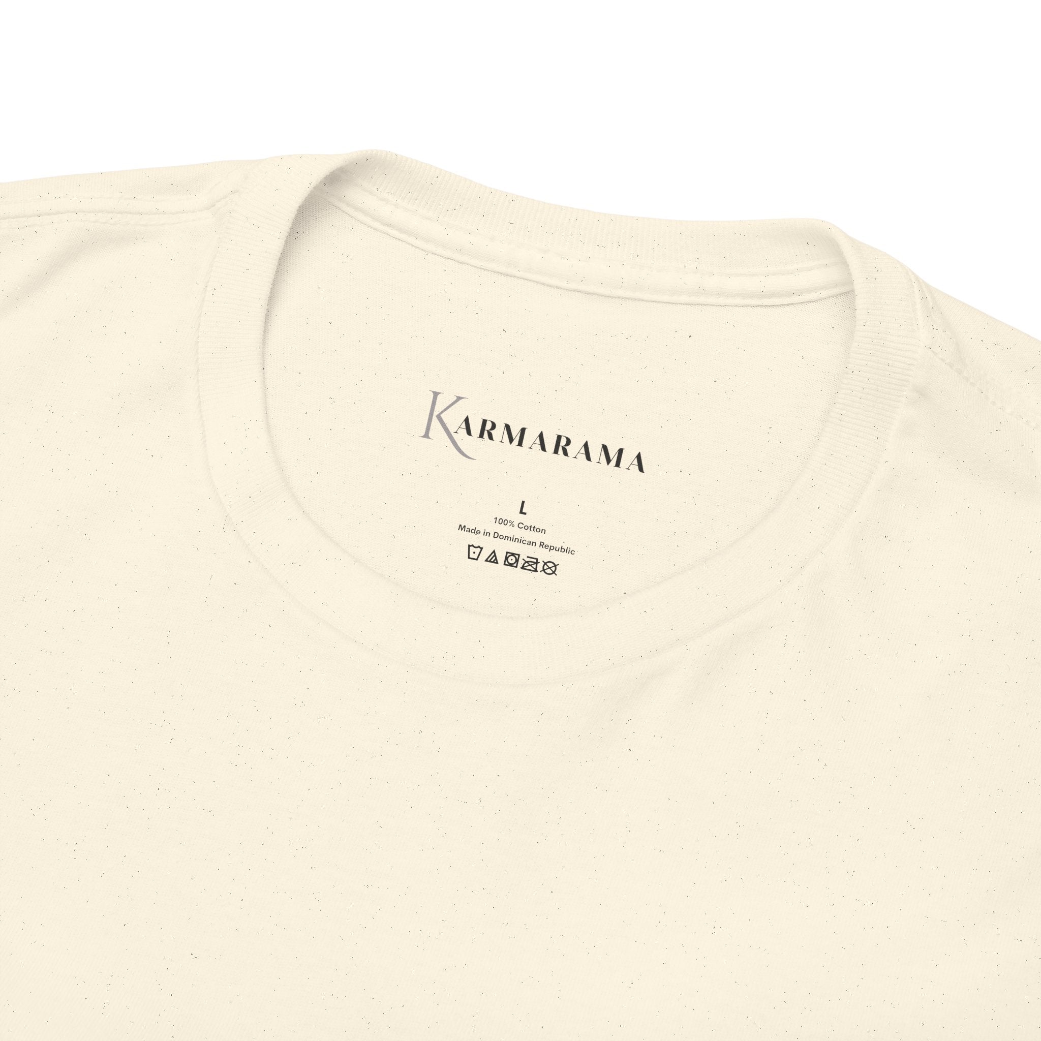 KARMIC Balance Tee — Minimalist Spiritual Graphic T-Shirt