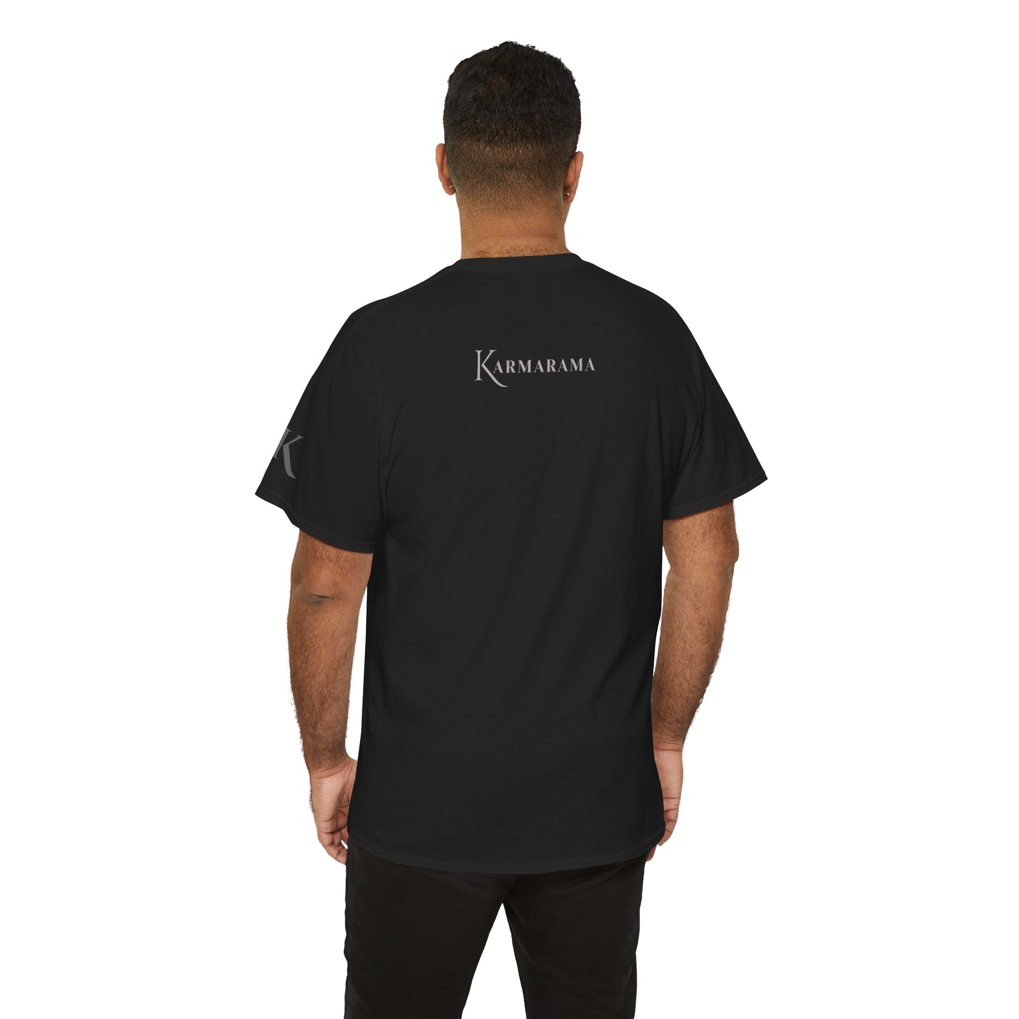 KARMIC Balance Tee — Minimalist Spiritual Graphic T-Shirt