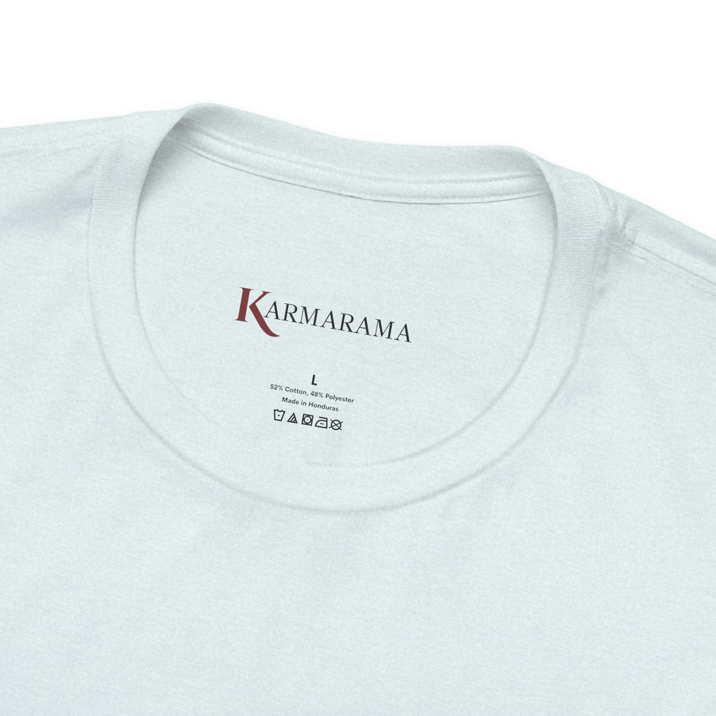 "Karma Collects All Debts" Unisex Tee — Karmarama Graphic T-Shirt