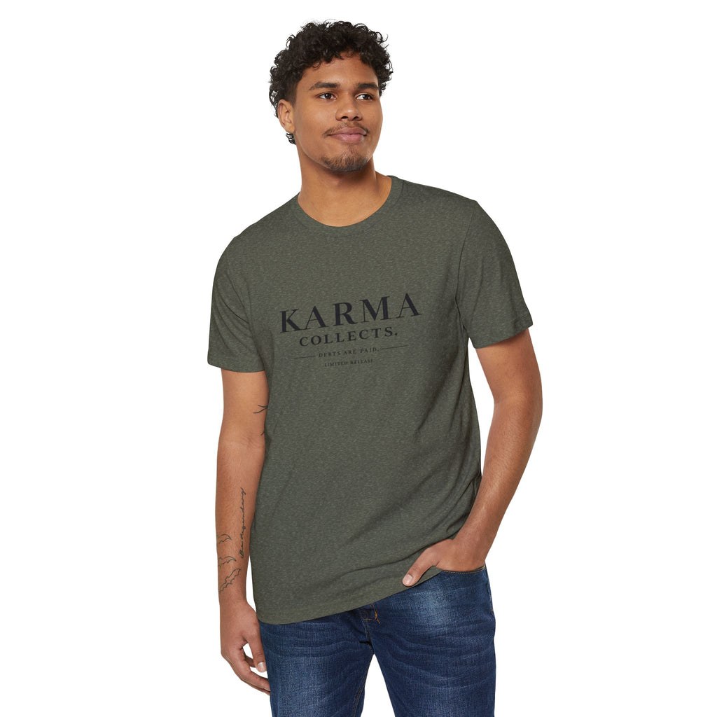 KARMARAMA 'Karma Collects. Debts Are Paid' Eco Organic Cotton T-Shirt