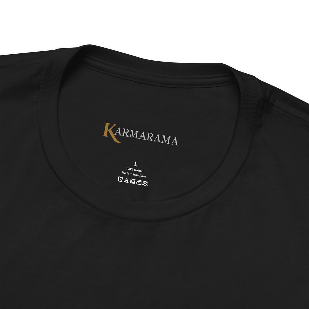 "Karma Collects All Debts" Unisex Tee — Karmarama Graphic T-Shirt