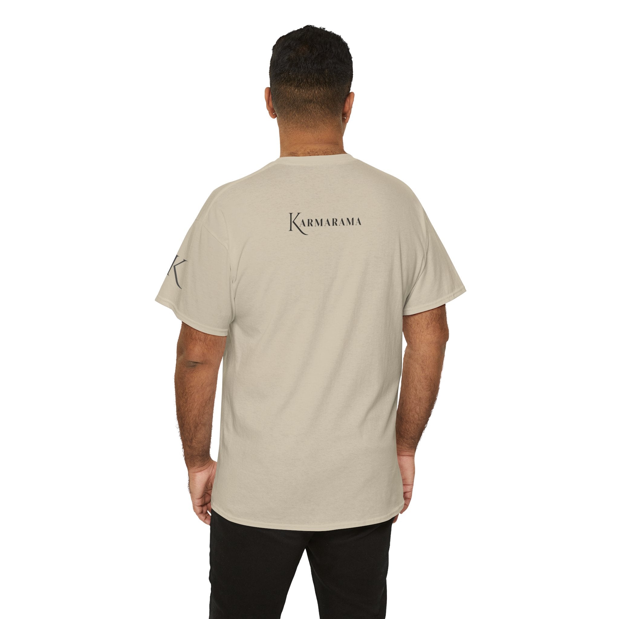KARMIC Balance Tee — Minimalist Spiritual Graphic T-Shirt