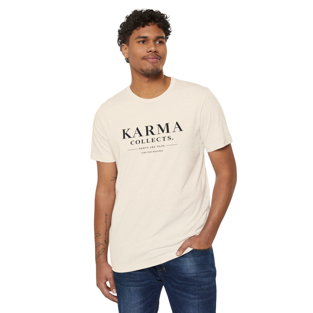 KARMARAMA 'Karma Collects. Debts Are Paid' Eco Organic Cotton T-Shirt
