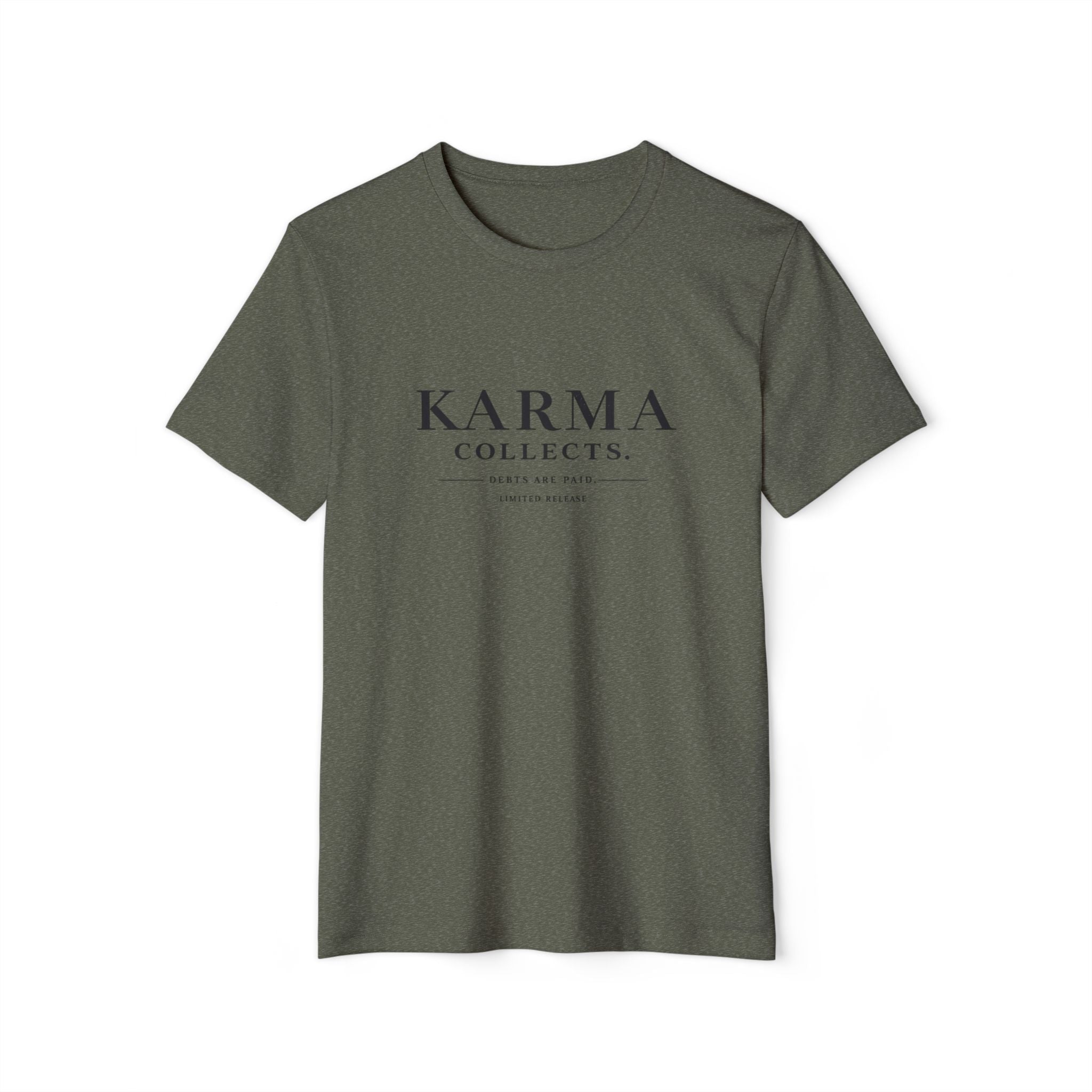 KARMARAMA 'Karma Collects. Debts Are Paid' Eco Organic Cotton T-Shirt