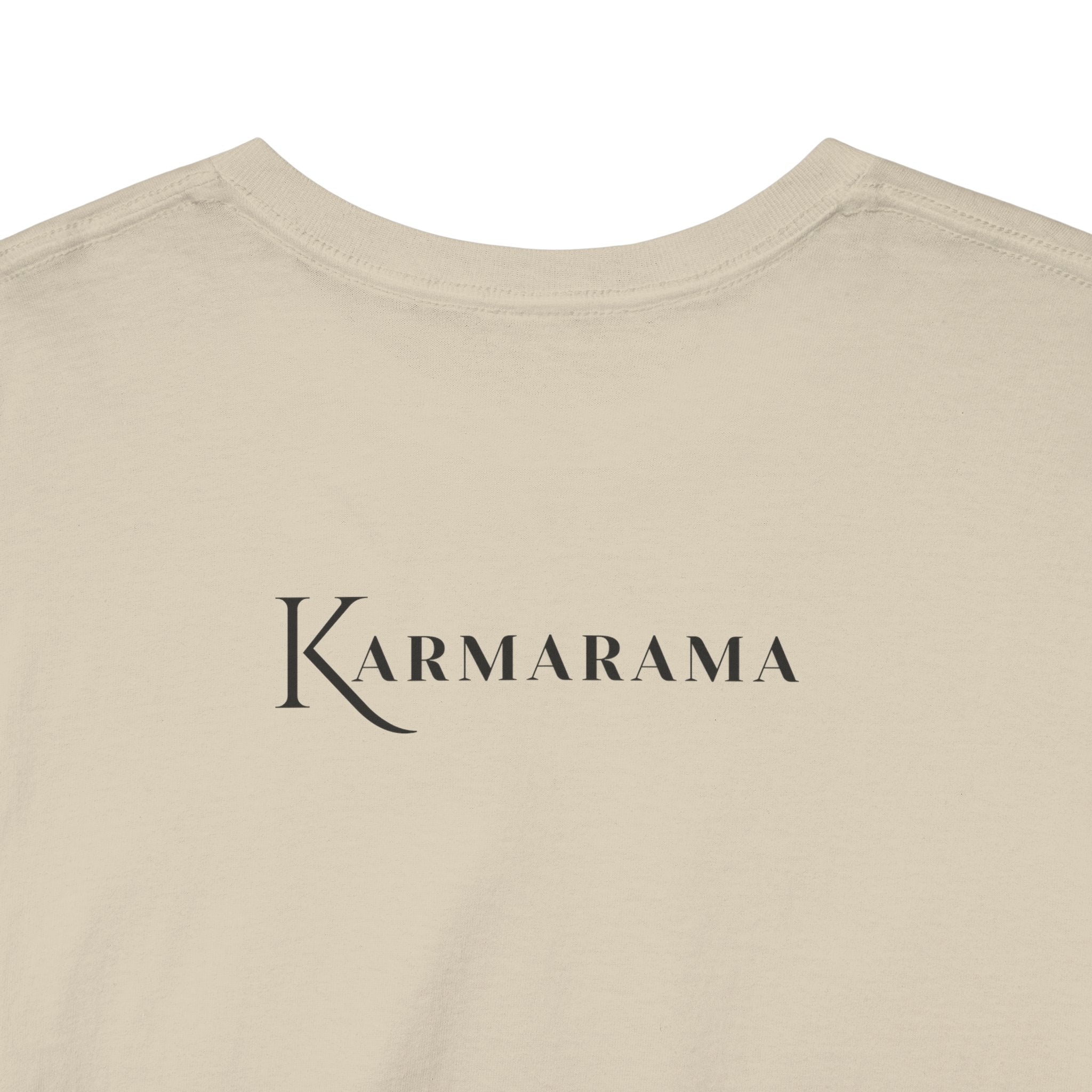 KARMIC Balance Tee — Minimalist Spiritual Graphic T-Shirt