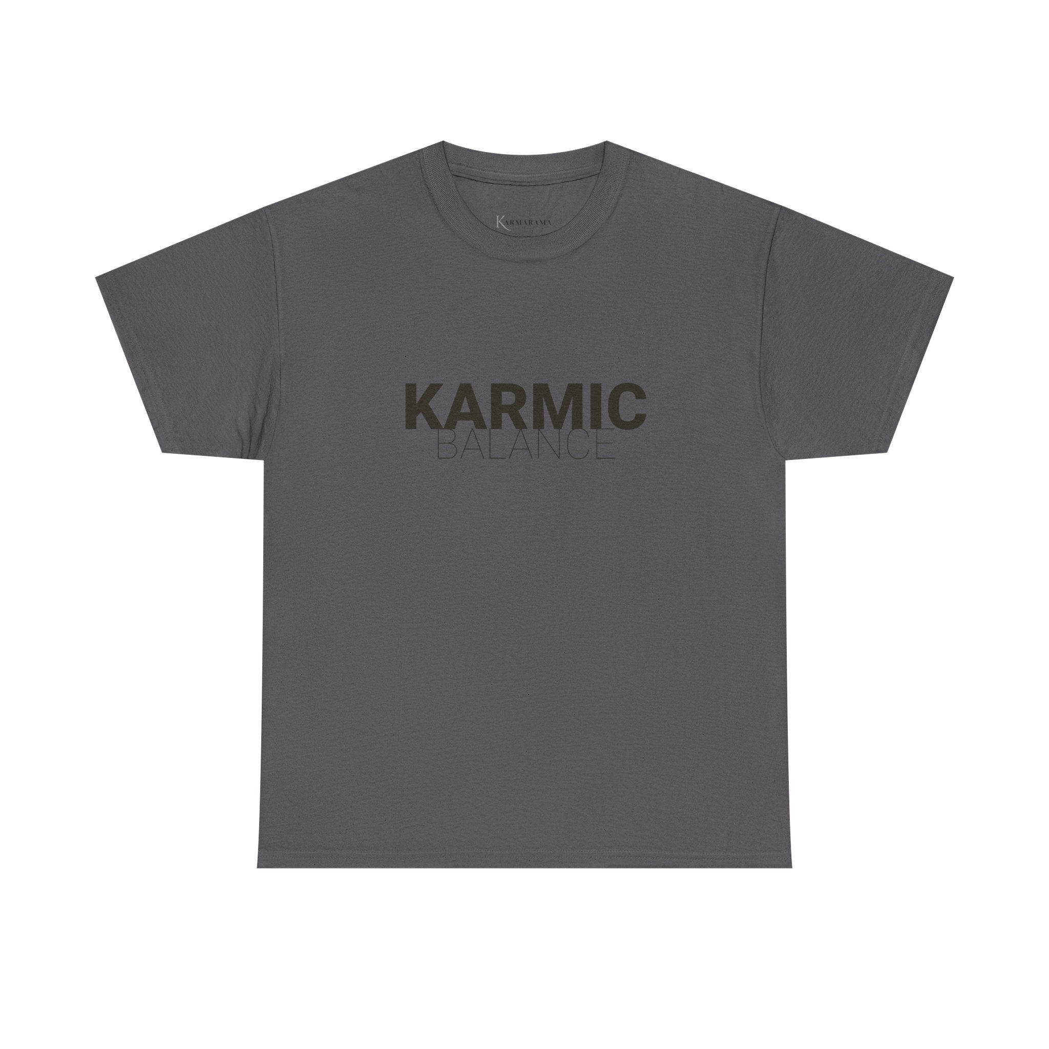 KARMIC Balance Tee — Minimalist Spiritual Graphic T-Shirt