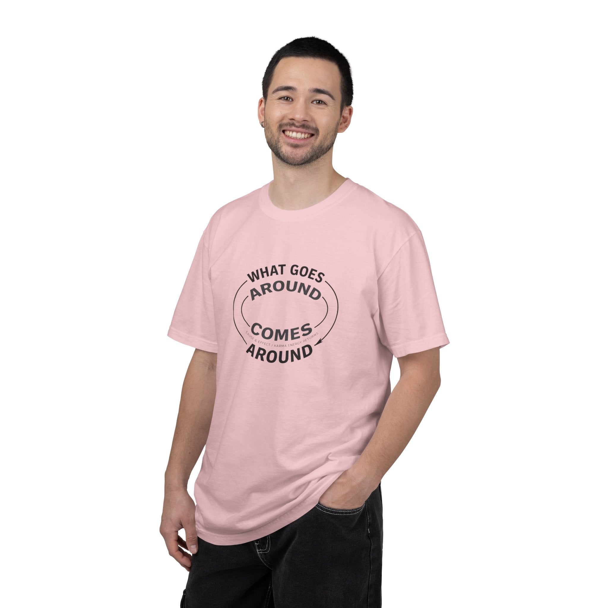 What Goes Around Comes Around T-Shirt — KARMARAMA Mindful Karma Tee
