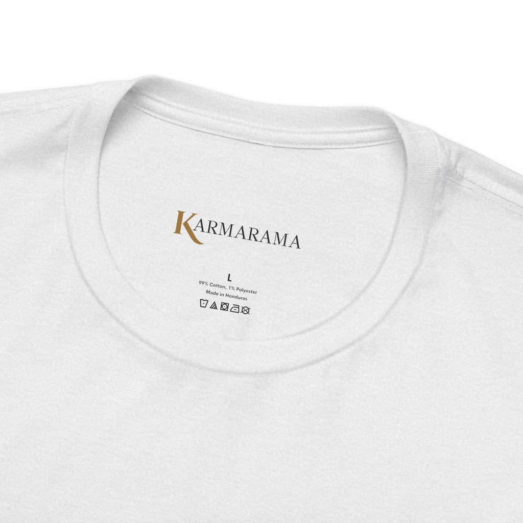 "Karma Collects All Debts" Unisex Tee — Karmarama Graphic T-Shirt
