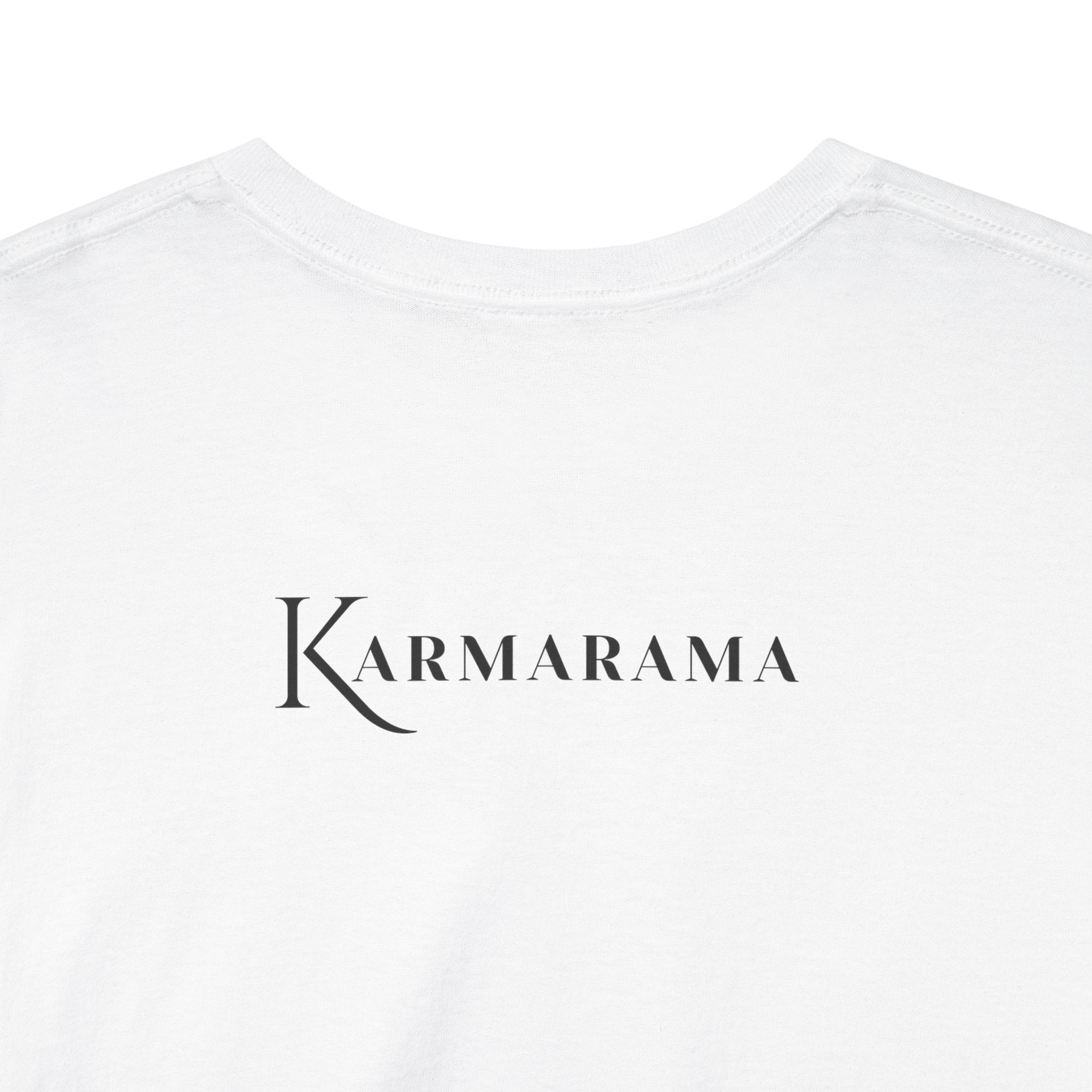 KARMIC Balance Tee — Minimalist Spiritual Graphic T-Shirt