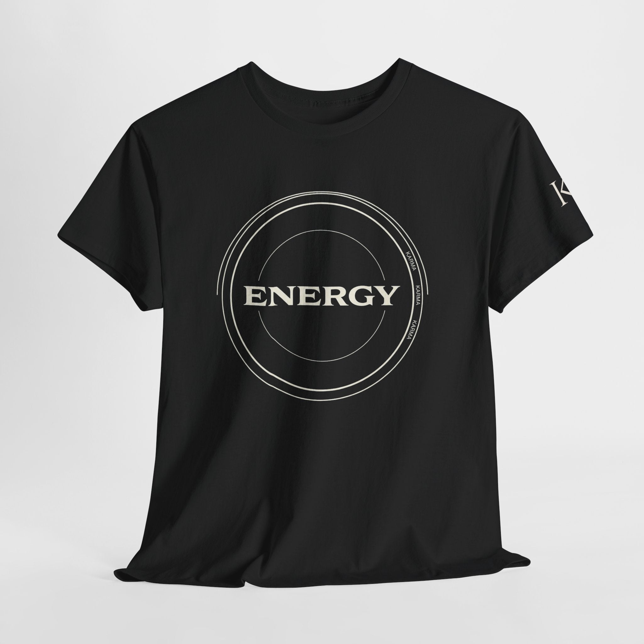 Karmarama 'Karma' Quote "ENERGY RETURNS" Unisex T-Shirt — Inspirational Graphic Tee