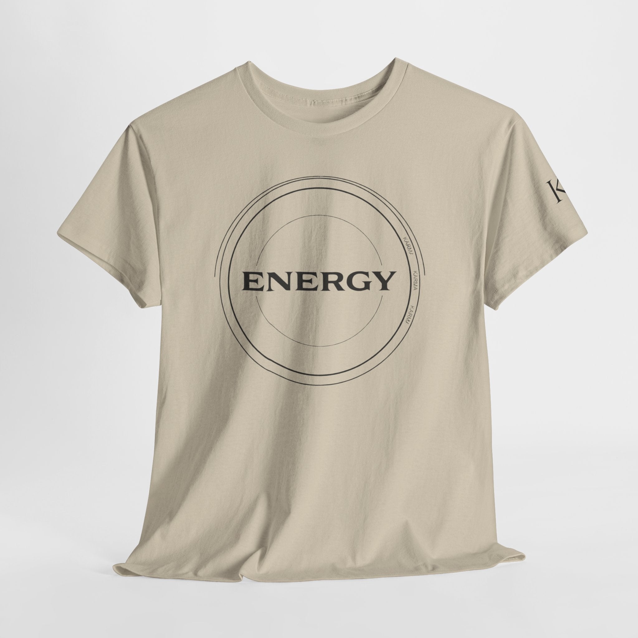 Karmarama 'Karma' Quote "ENERGY RETURNS" Unisex T-Shirt — Inspirational Graphic Tee