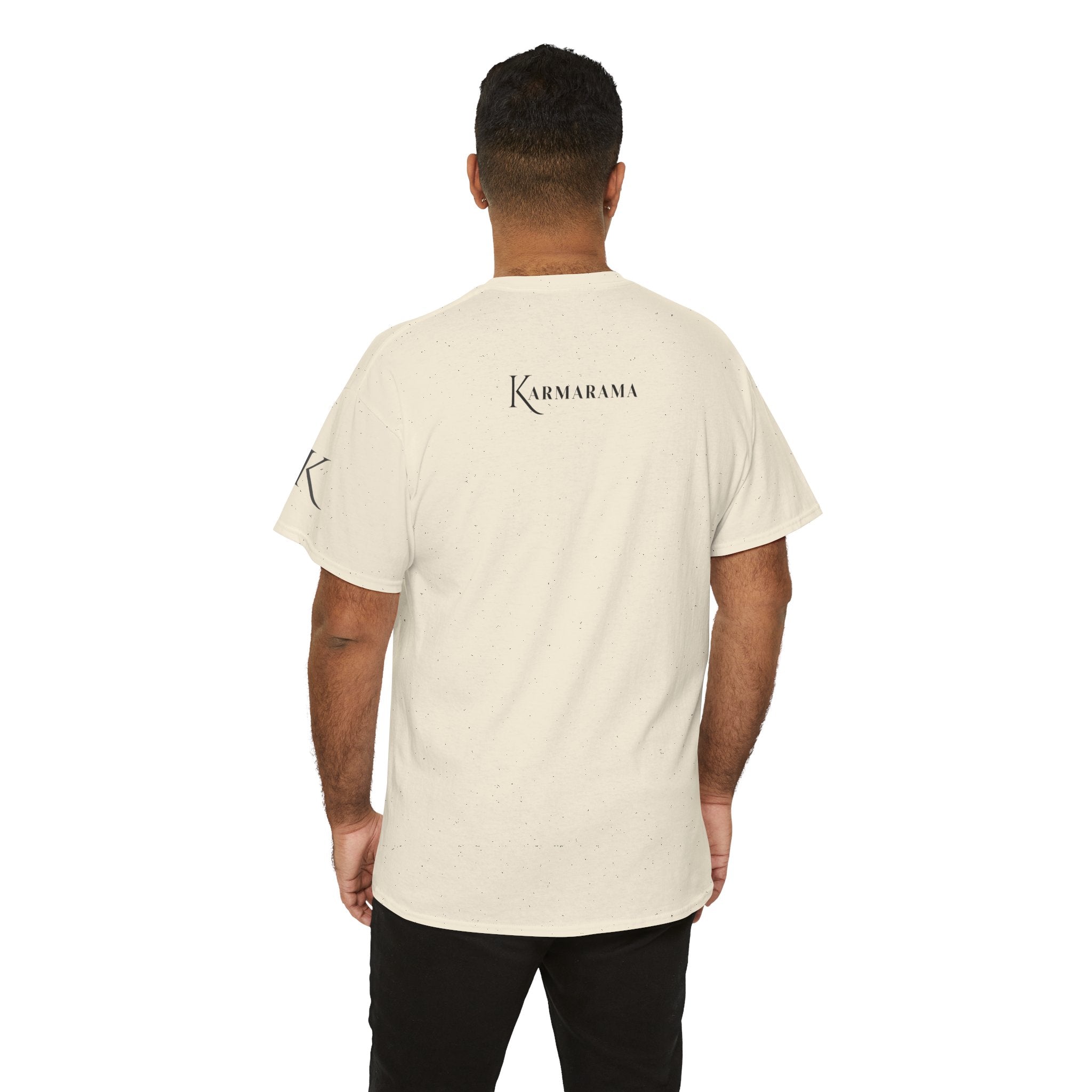 KARMIC Balance Tee — Minimalist Spiritual Graphic T-Shirt