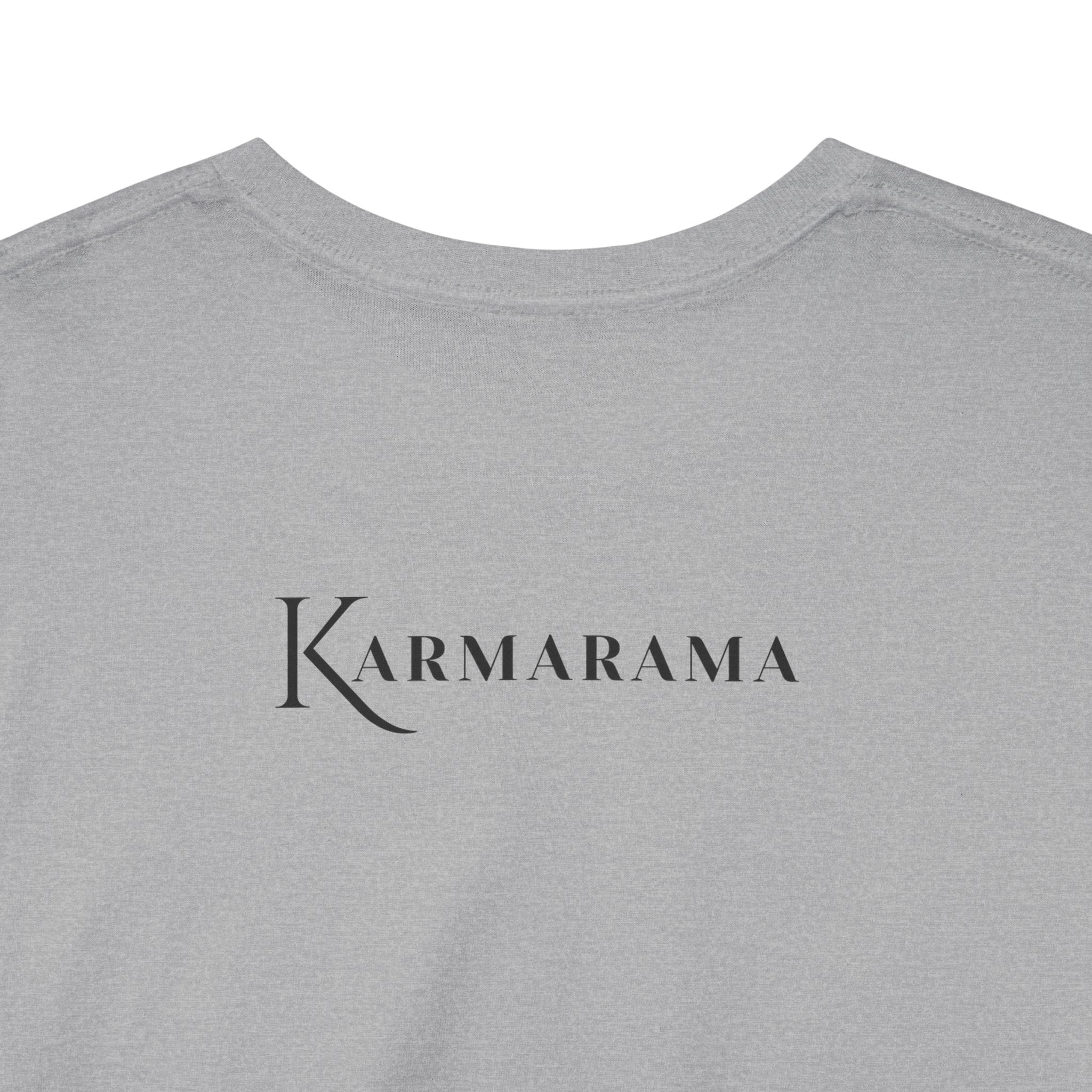 KARMIC Balance Tee — Minimalist Spiritual Graphic T-Shirt