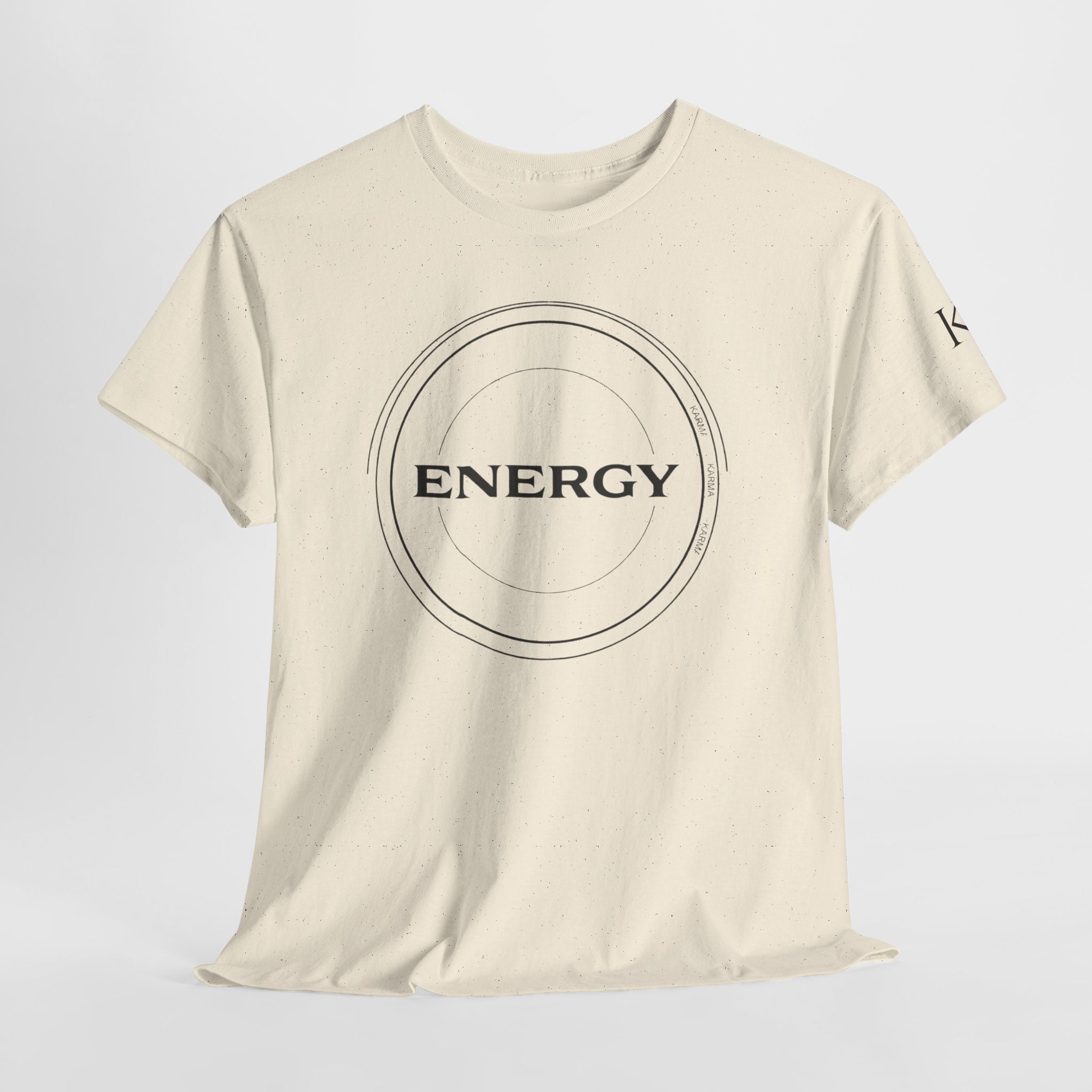Karmarama 'Karma' Quote "ENERGY RETURNS" Unisex T-Shirt — Inspirational Graphic Tee