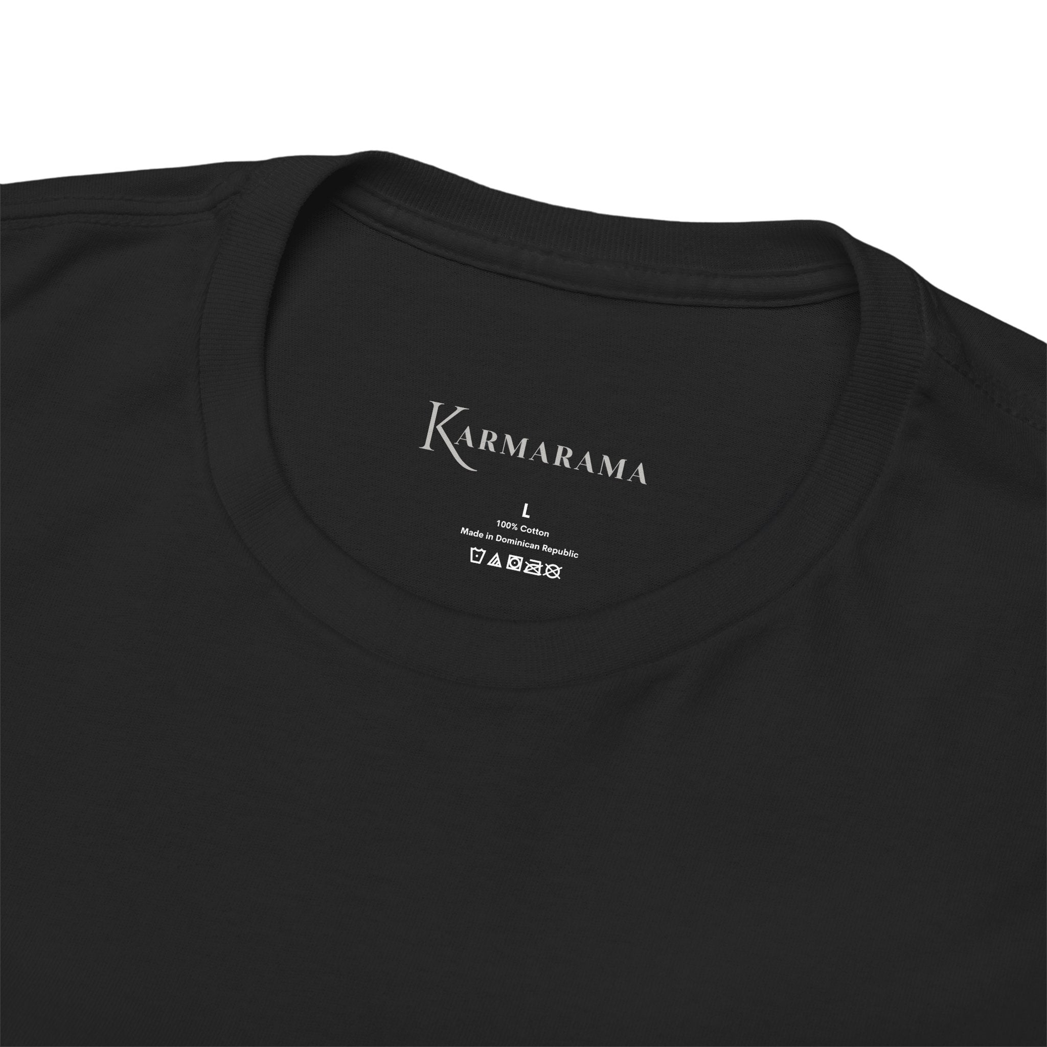 KARMIC Balance Tee — Minimalist Spiritual Graphic T-Shirt
