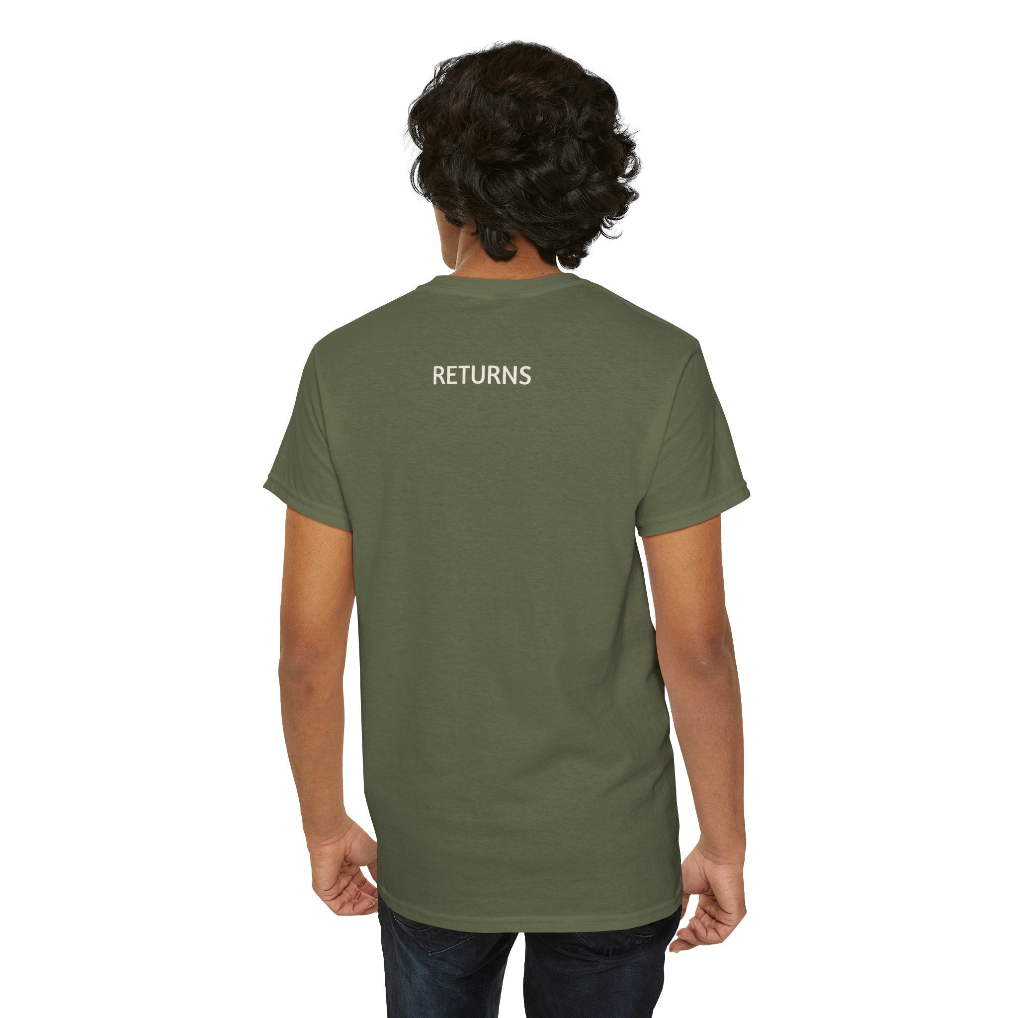 Karmarama 'Karma' Quote "ENERGY RETURNS" Unisex T-Shirt — Inspirational Graphic Tee
