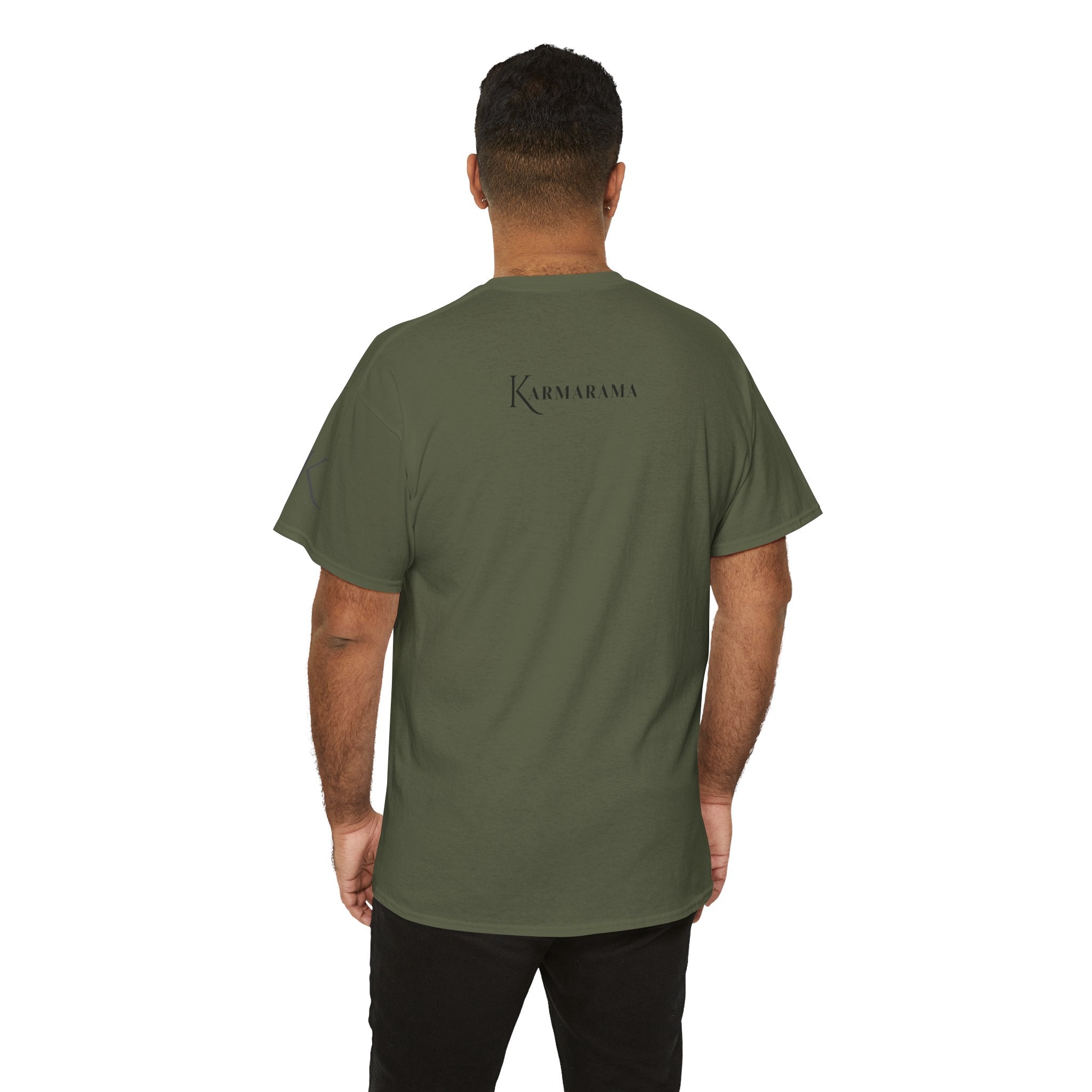 KARMIC Balance Tee — Minimalist Spiritual Graphic T-Shirt
