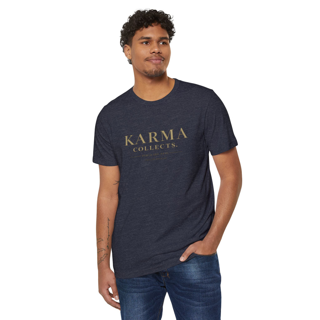 KARMARAMA 'Karma Collects. Debts Are Paid' Eco Organic Cotton T-Shirt