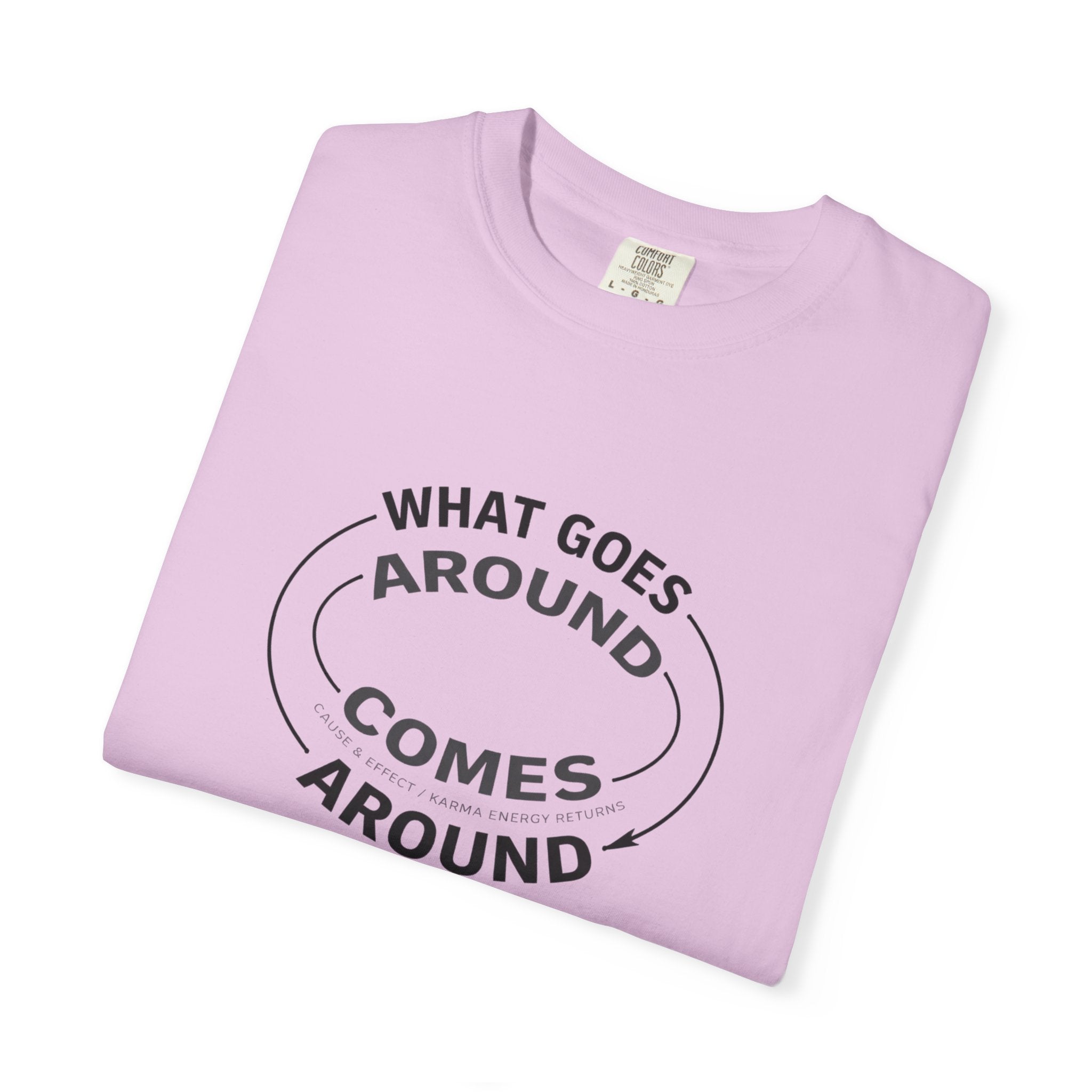 What Goes Around Comes Around T-Shirt — KARMARAMA Mindful Karma Tee