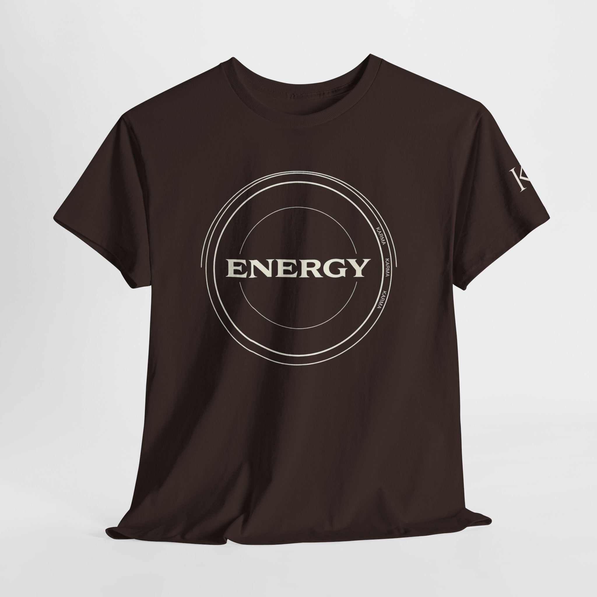 Karmarama 'Karma' Quote "ENERGY RETURNS" Unisex T-Shirt — Inspirational Graphic Tee