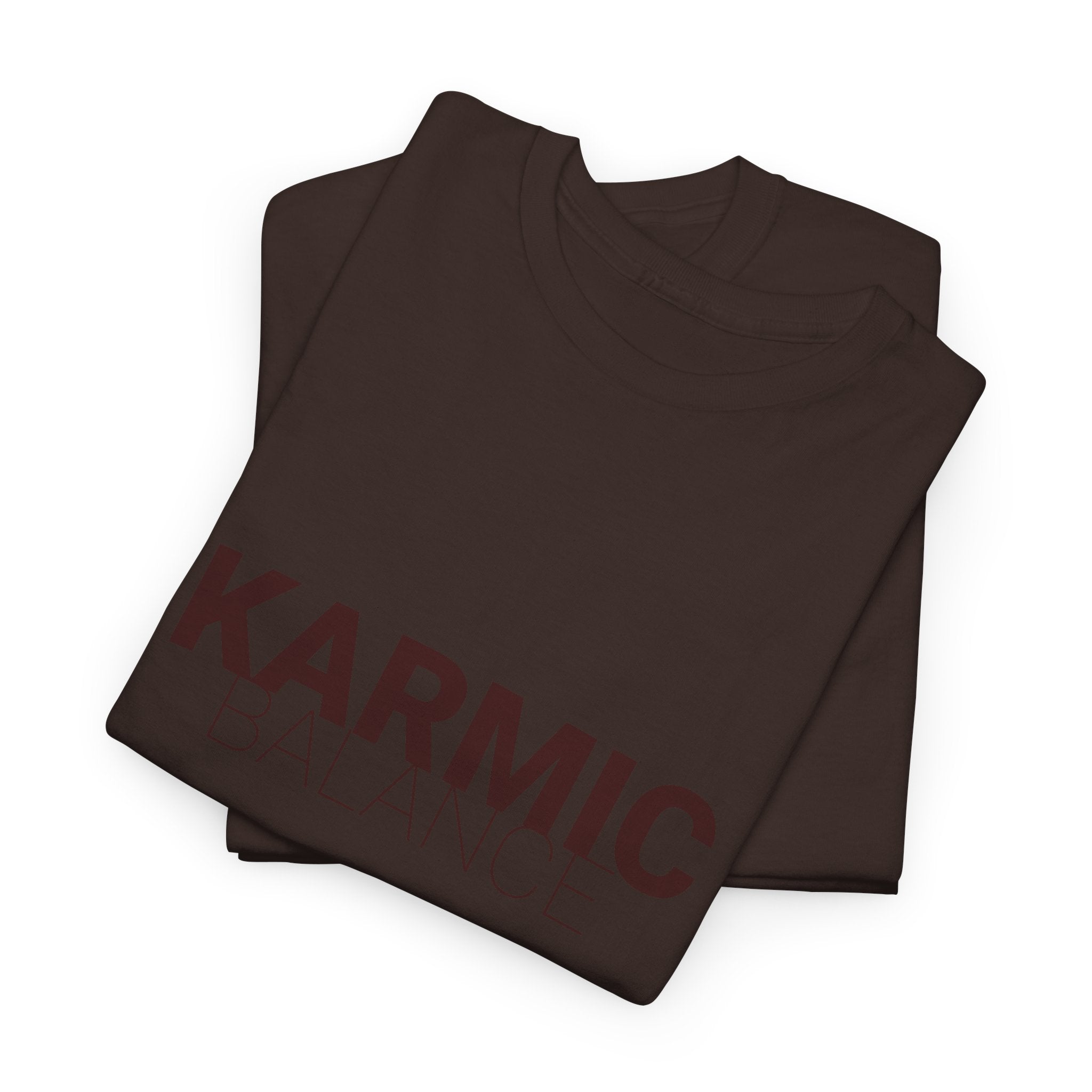 KARMIC Balance Tee — Minimalist Spiritual Graphic T-Shirt