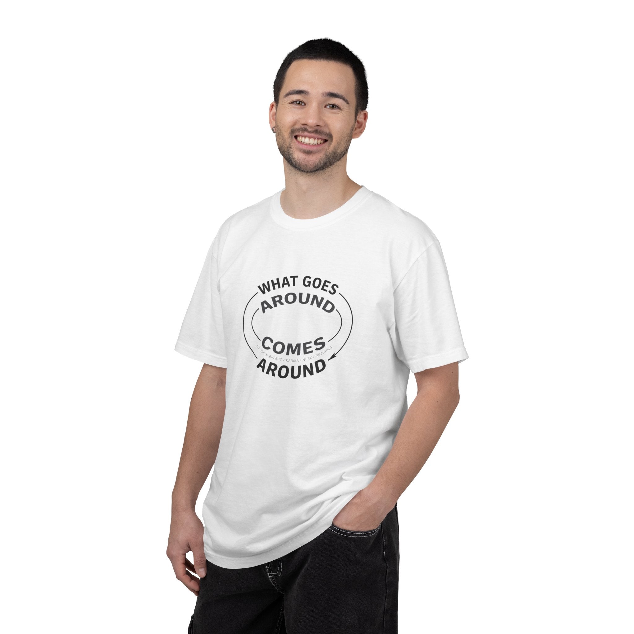 What Goes Around Comes Around T-Shirt — KARMARAMA Mindful Karma Tee