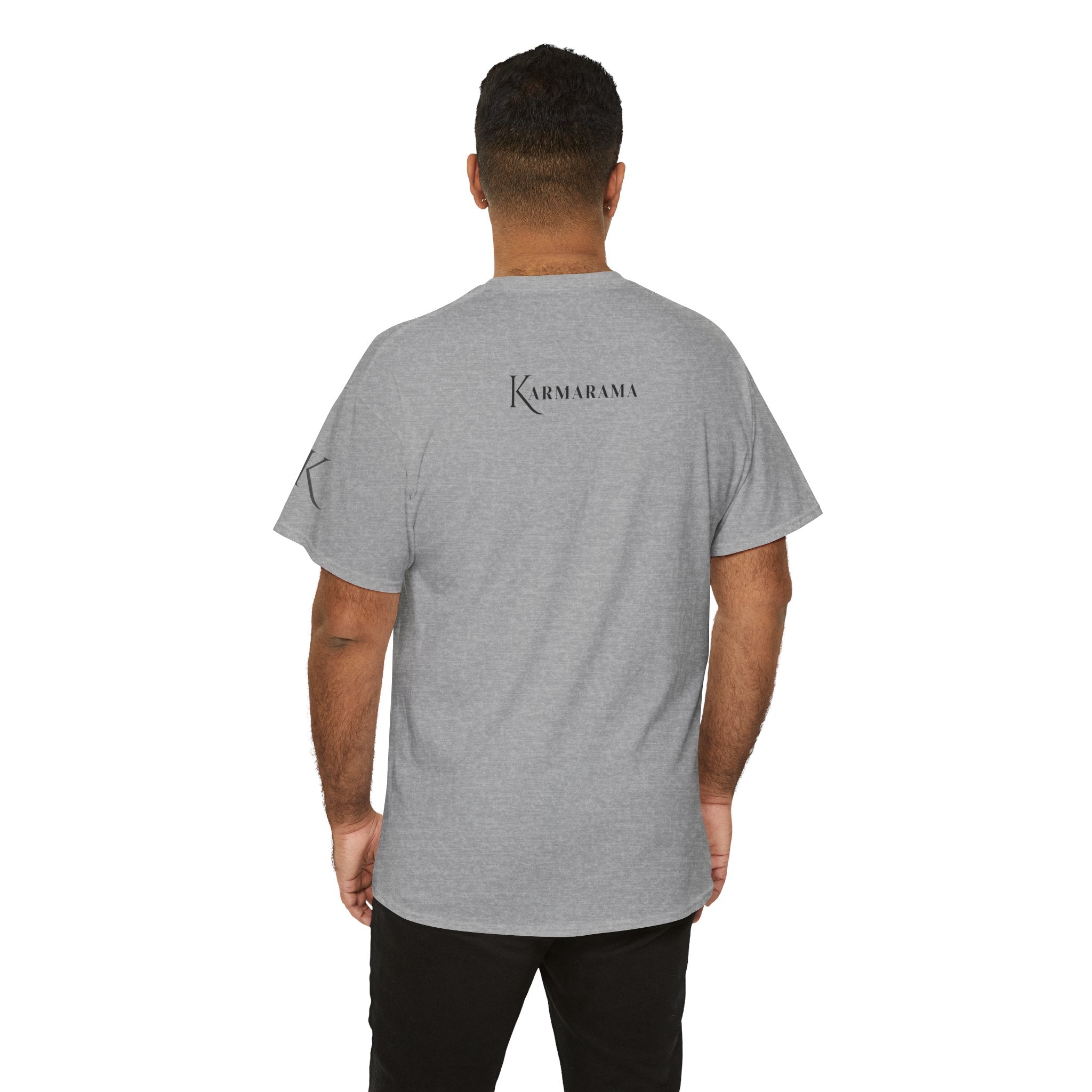 KARMIC Balance Tee — Minimalist Spiritual Graphic T-Shirt
