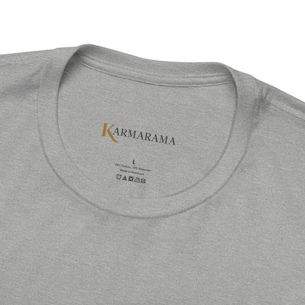 "Karma Collects All Debts" Unisex Tee — Karmarama Graphic T-Shirt