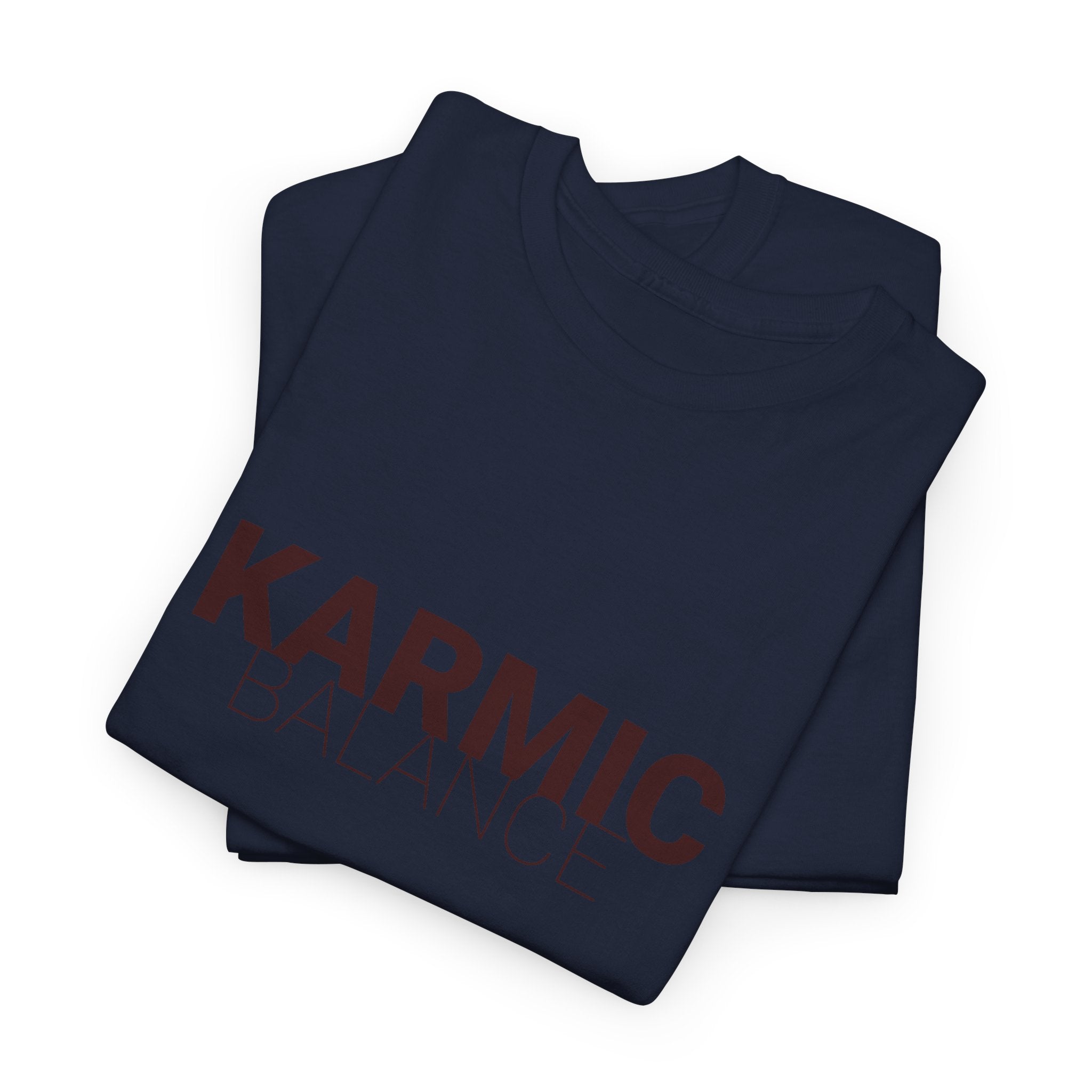 KARMIC Balance Tee — Minimalist Spiritual Graphic T-Shirt