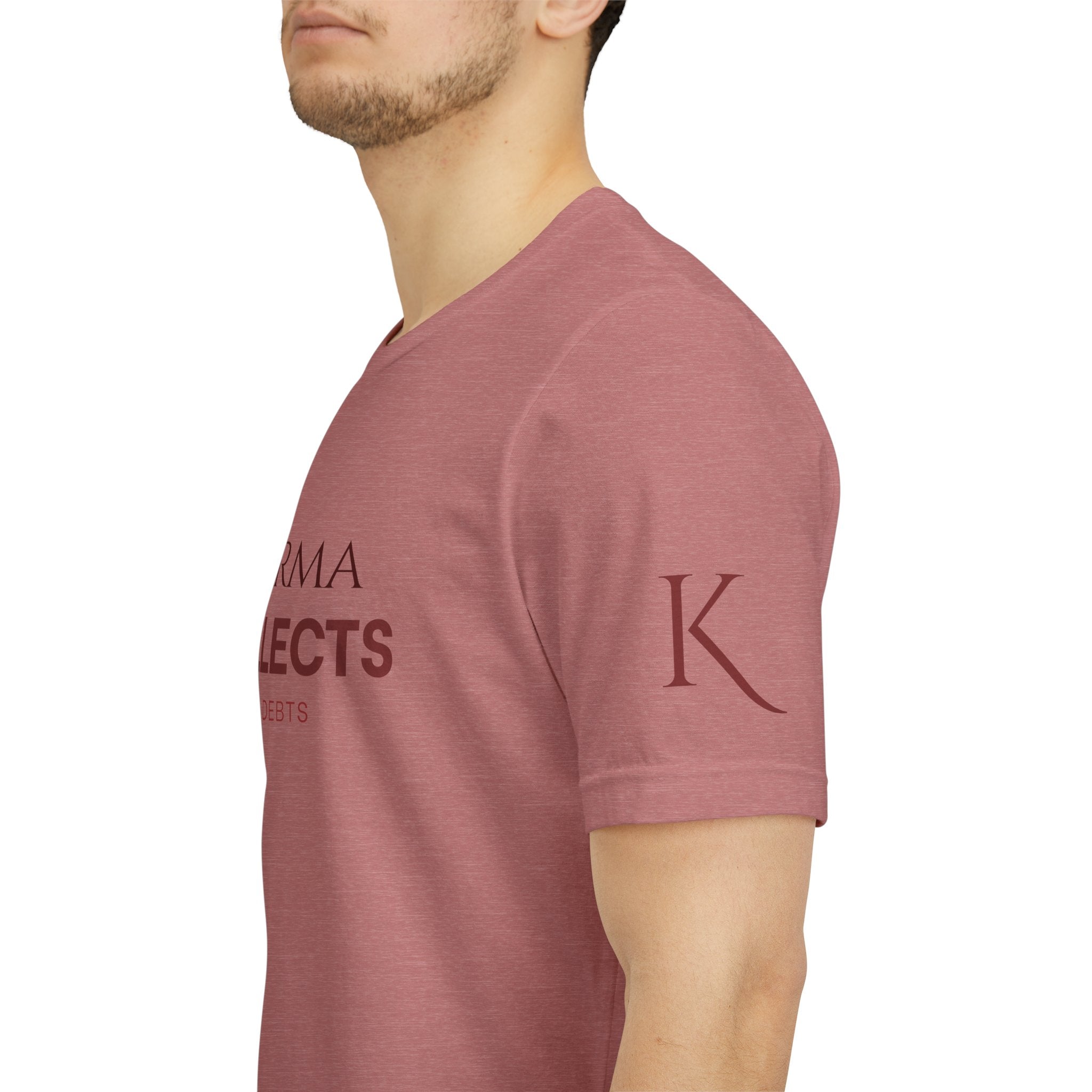 "Karma Collects All Debts" Unisex Tee — Karmarama Graphic T-Shirt