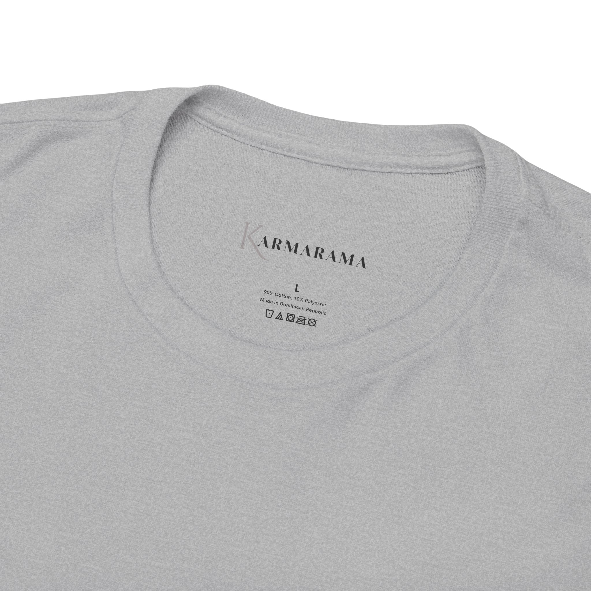 KARMIC Balance Tee — Minimalist Spiritual Graphic T-Shirt