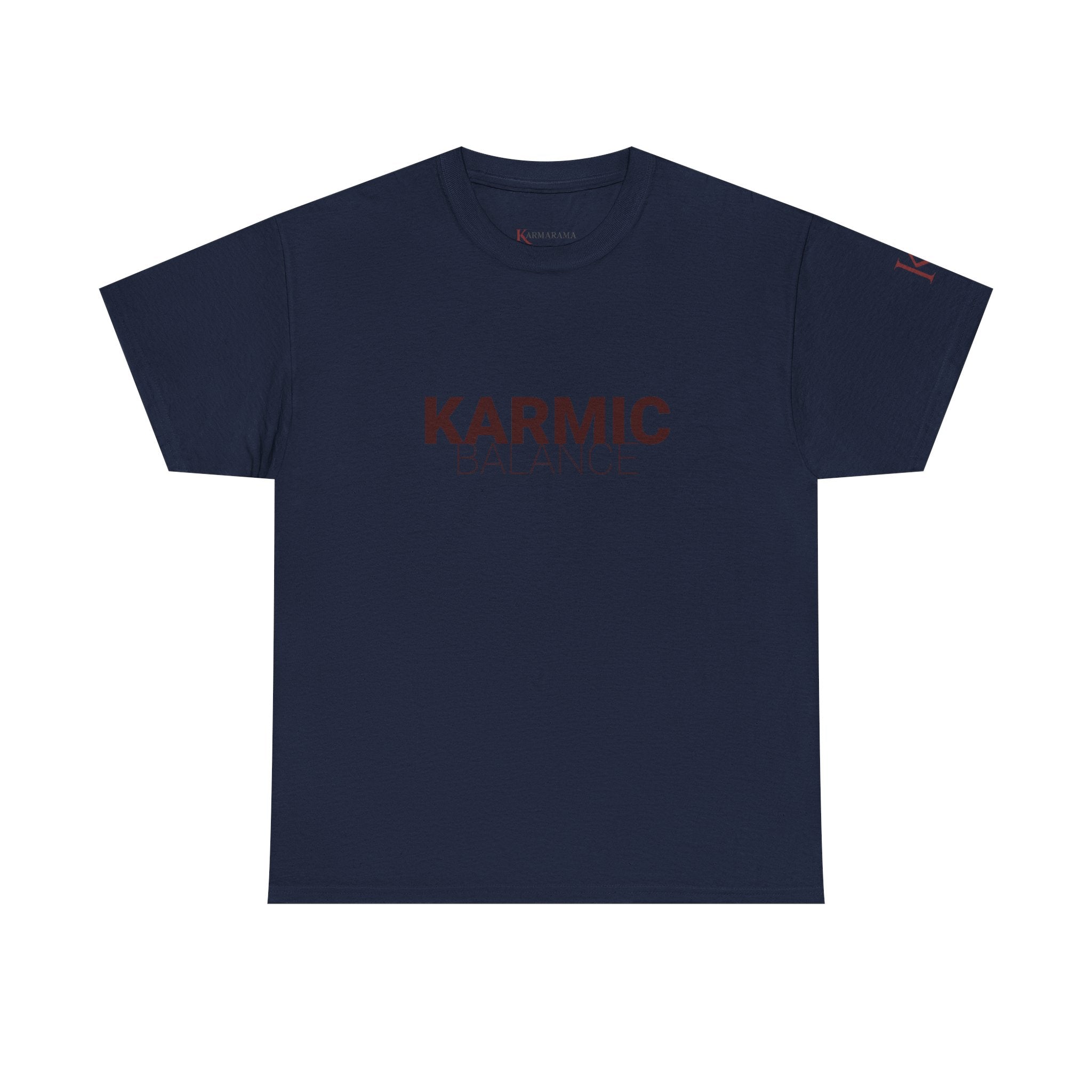 KARMIC Balance Tee — Minimalist Spiritual Graphic T-Shirt