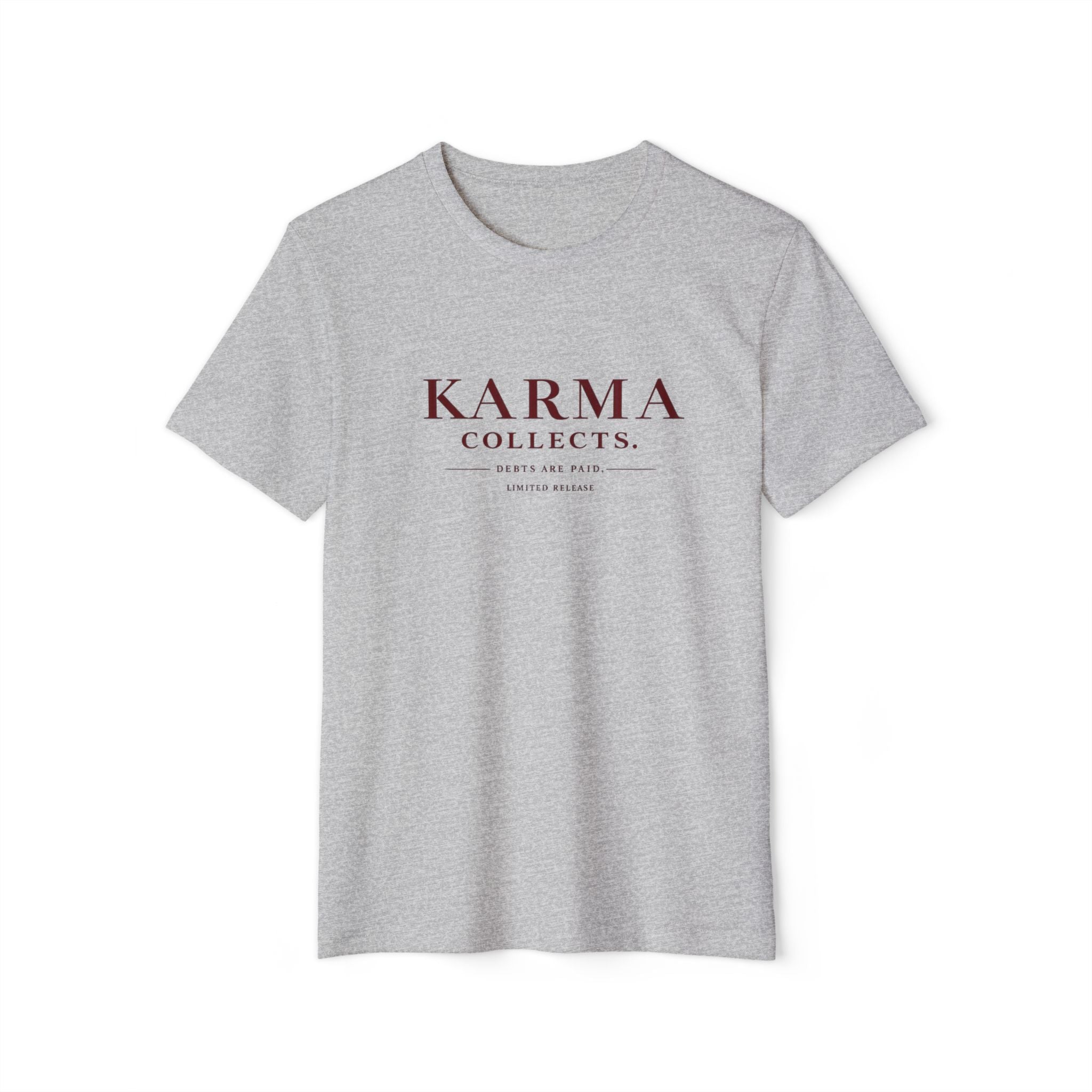 KARMARAMA 'Karma Collects. Debts Are Paid' Eco Organic Cotton T-Shirt