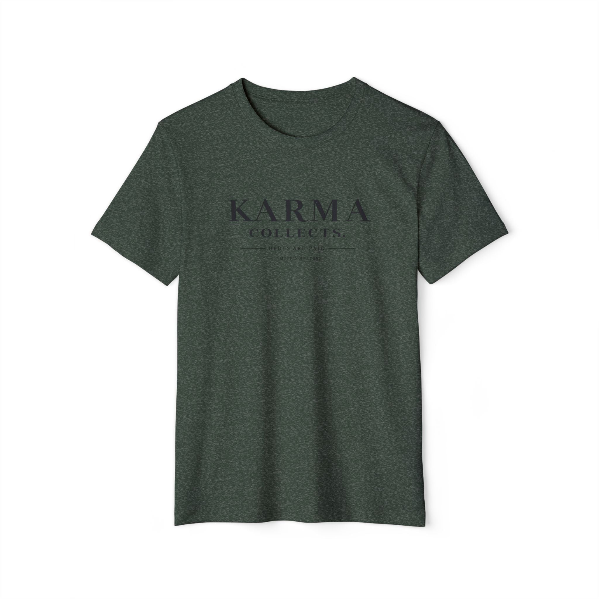 KARMARAMA 'Karma Collects. Debts Are Paid' Eco Organic Cotton T-Shirt