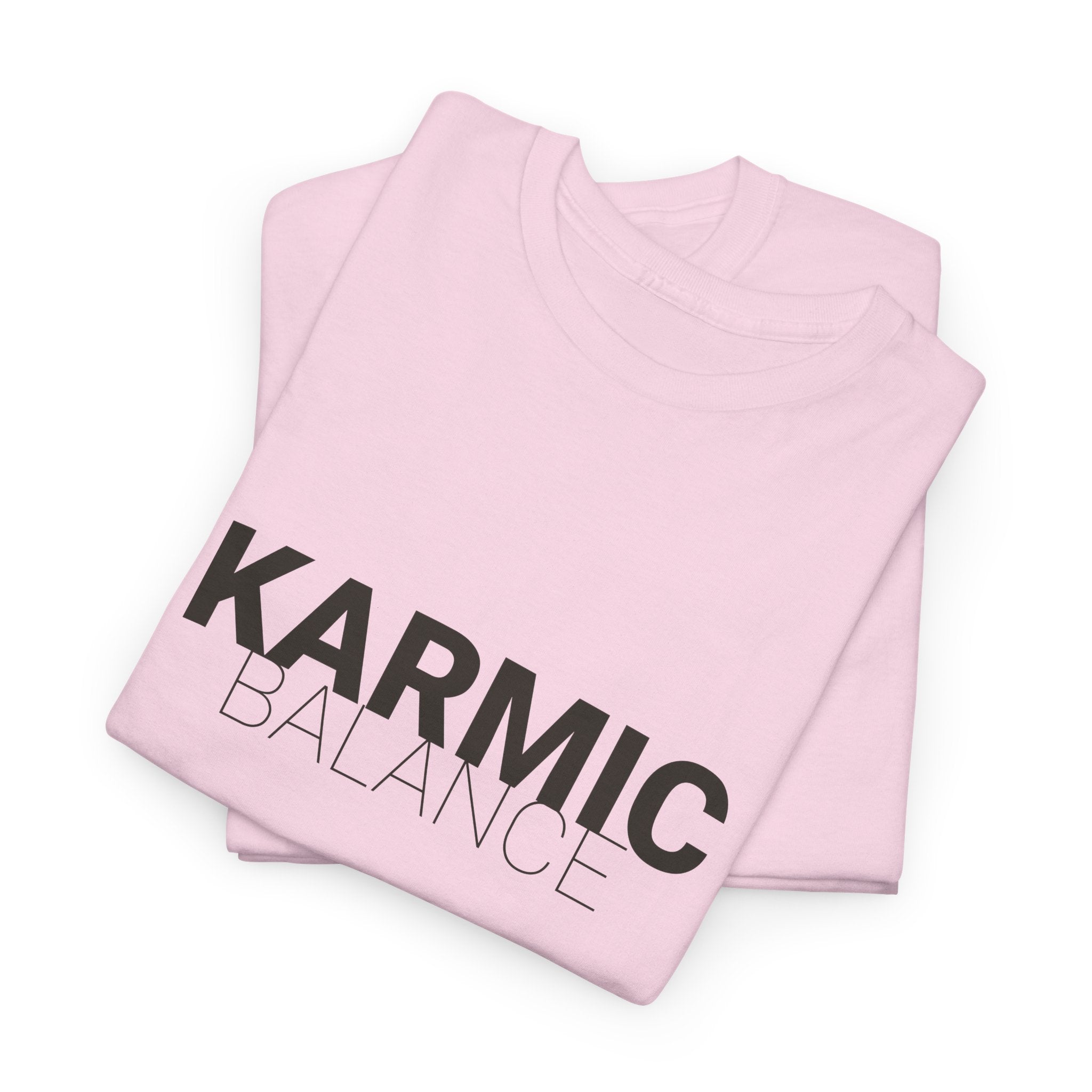 KARMIC Balance Tee — Minimalist Spiritual Graphic T-Shirt