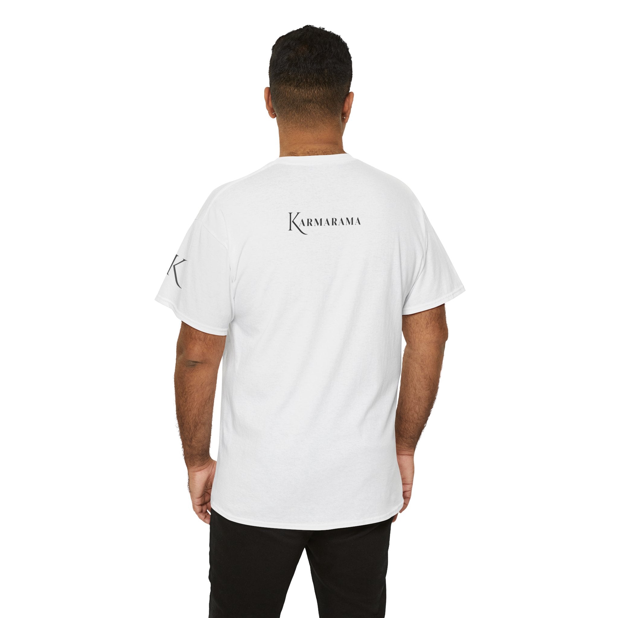 KARMIC Balance Tee — Minimalist Spiritual Graphic T-Shirt