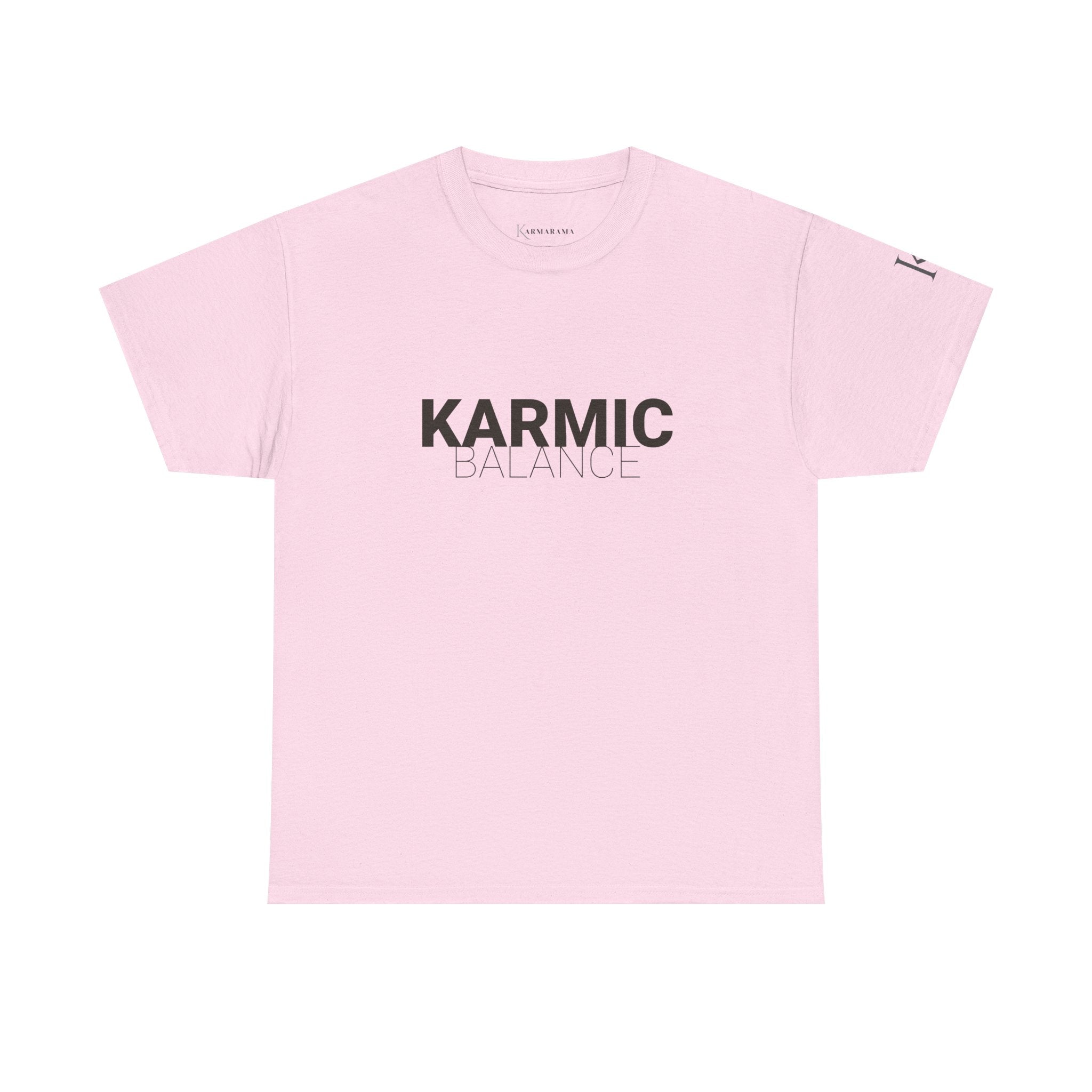 KARMIC Balance Tee — Minimalist Spiritual Graphic T-Shirt