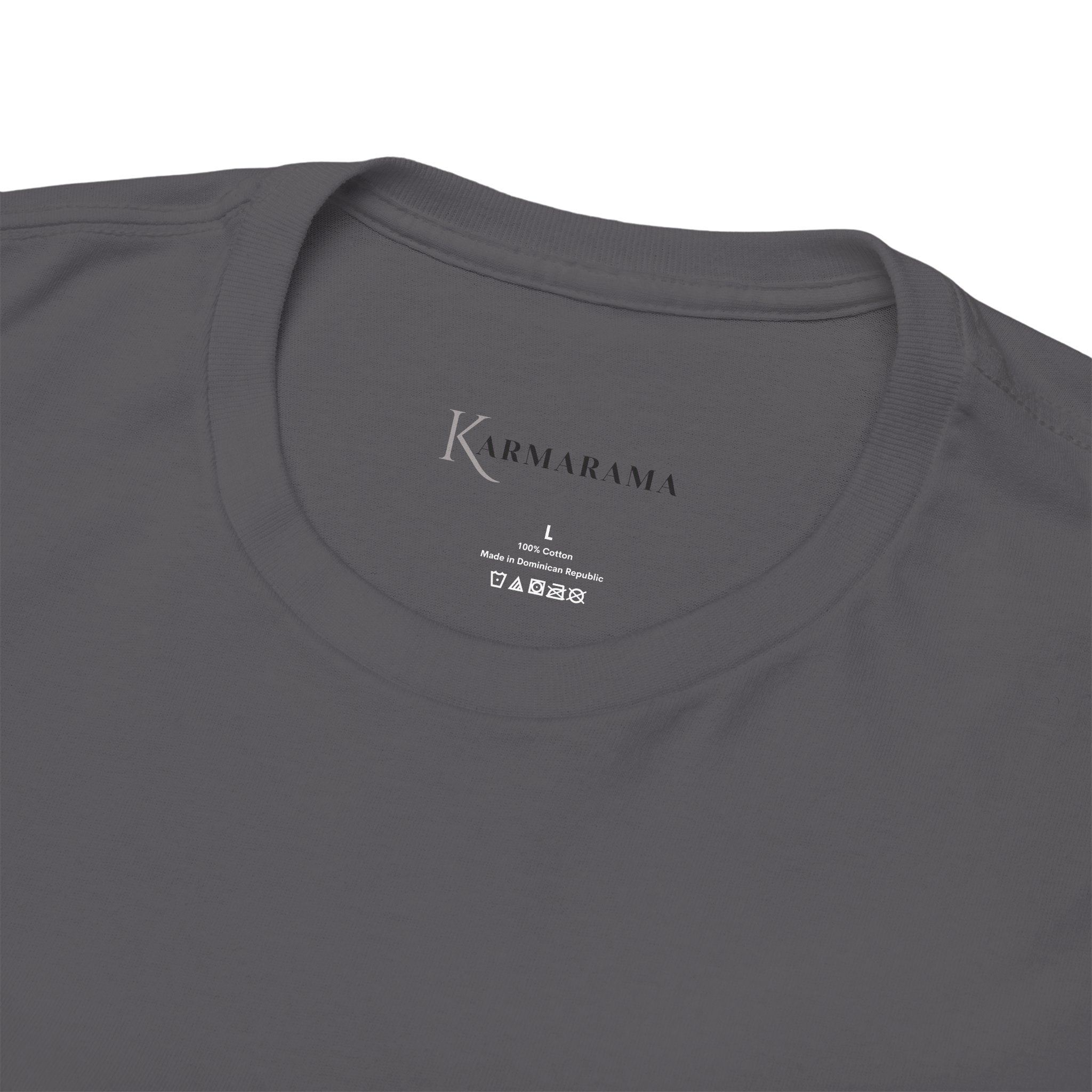 KARMIC Balance Tee — Minimalist Spiritual Graphic T-Shirt