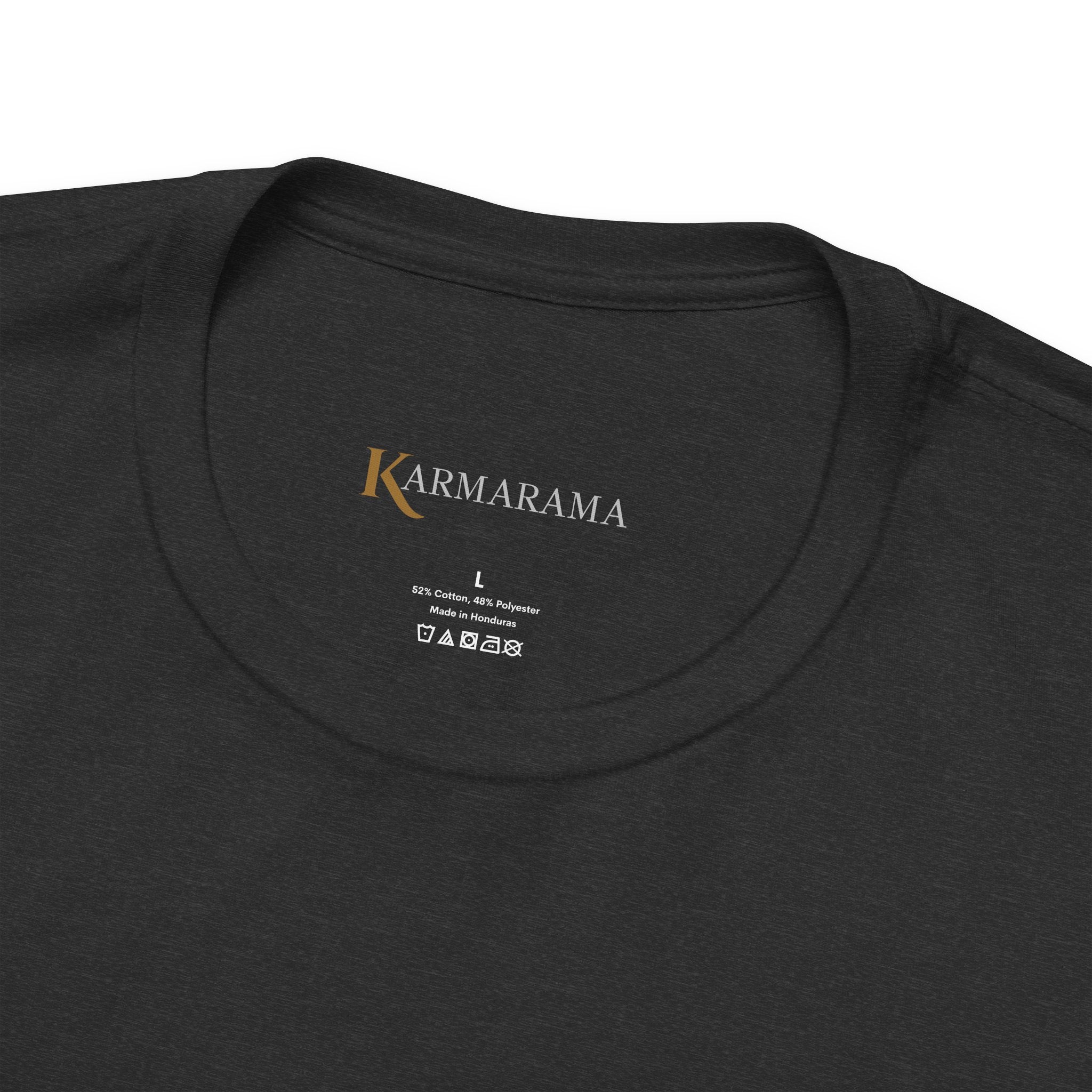 "Karma Collects All Debts" Unisex Tee — Karmarama Graphic T-Shirt