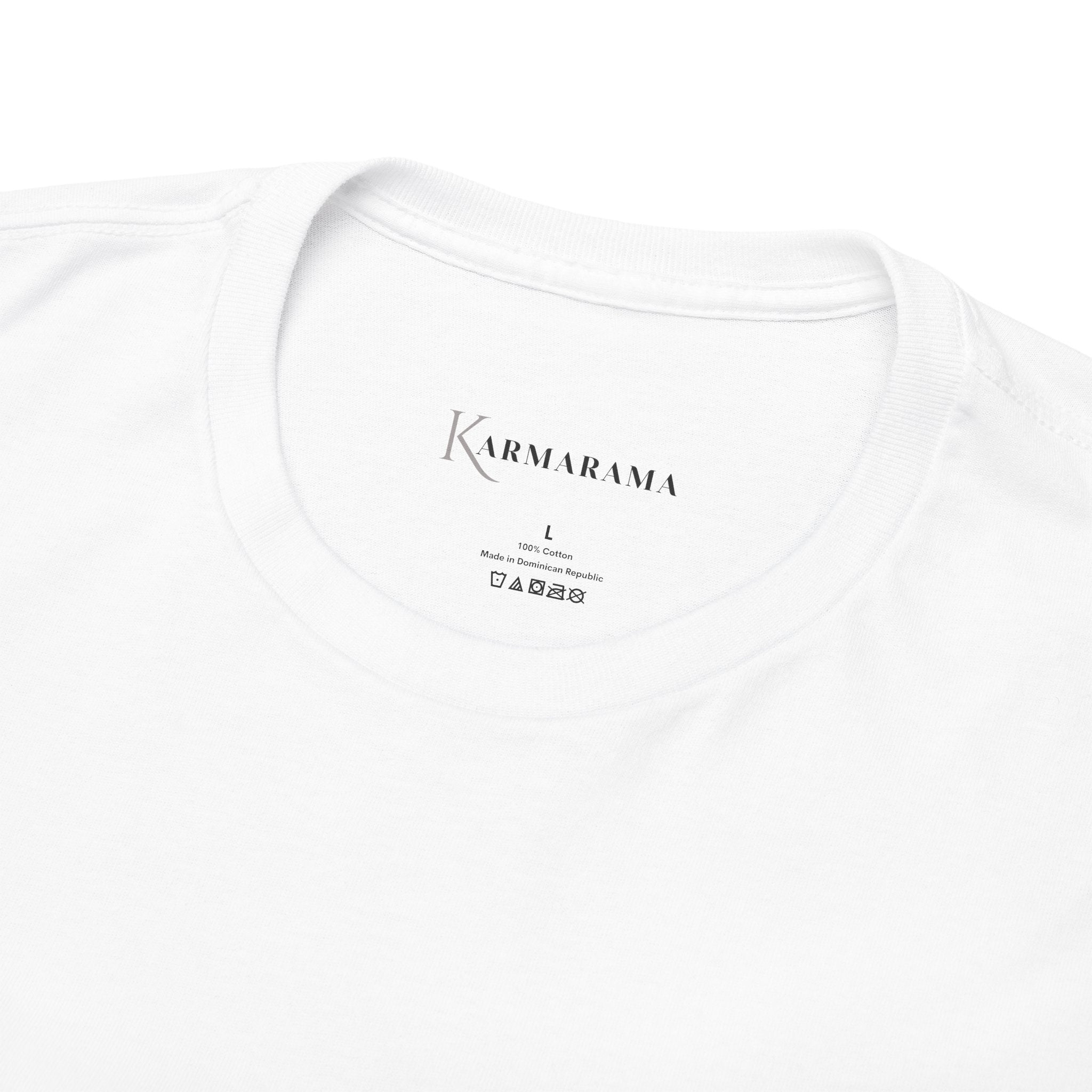 KARMIC Balance Tee — Minimalist Spiritual Graphic T-Shirt