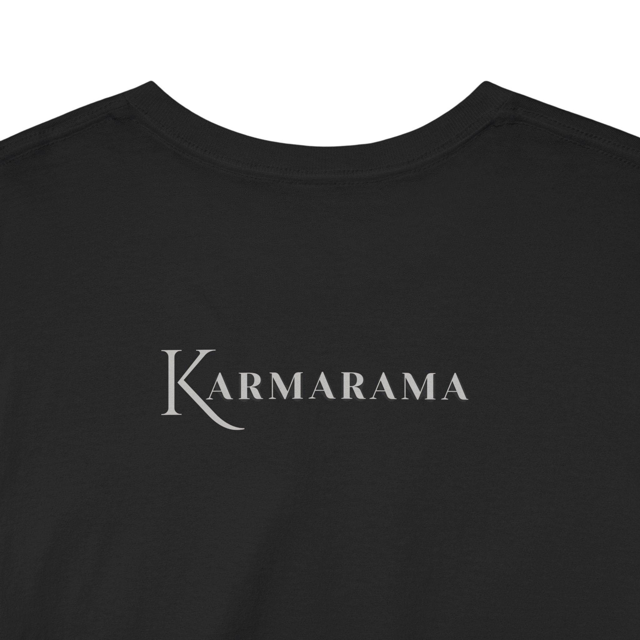 KARMIC Balance Tee — Minimalist Spiritual Graphic T-Shirt