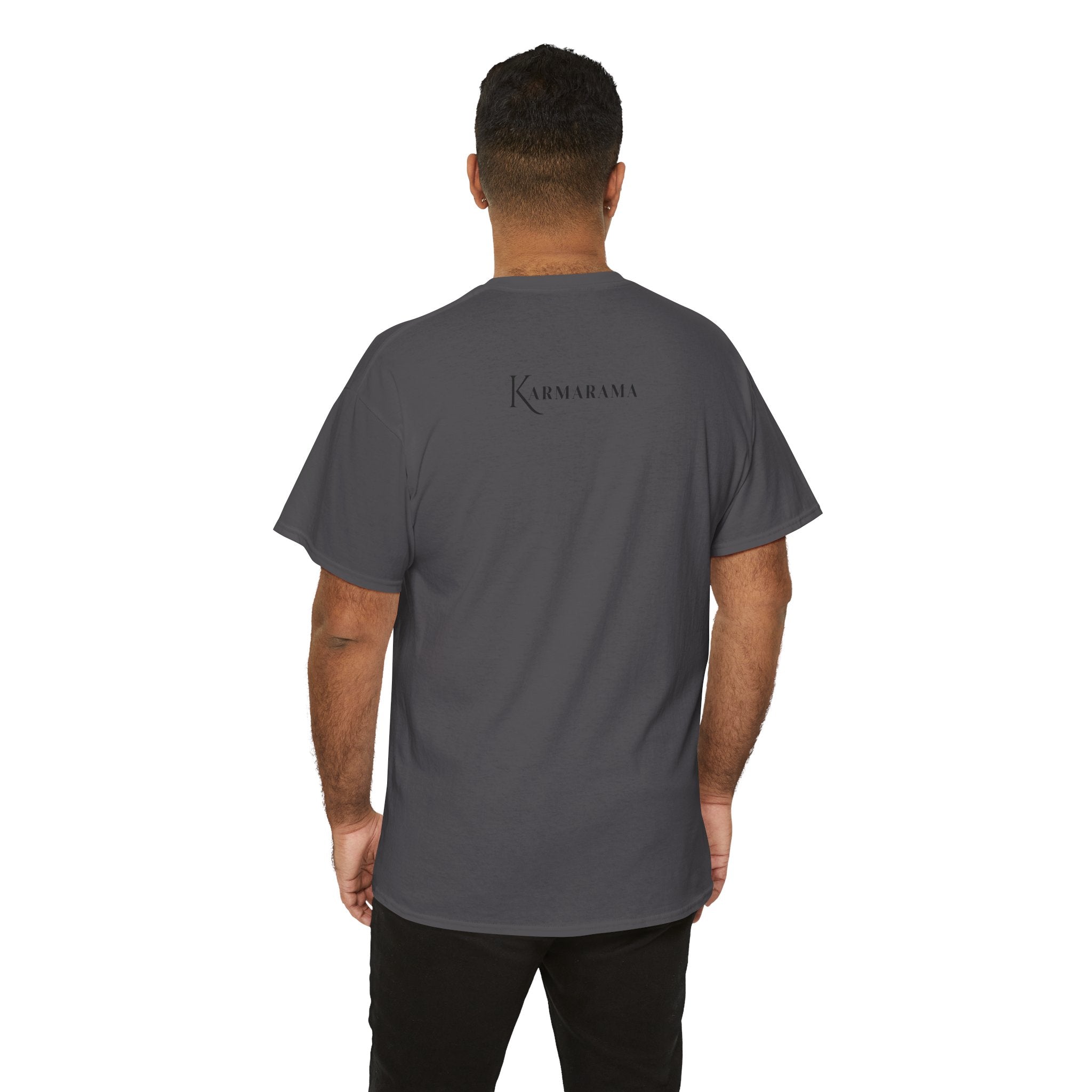 KARMIC Balance Tee — Minimalist Spiritual Graphic T-Shirt