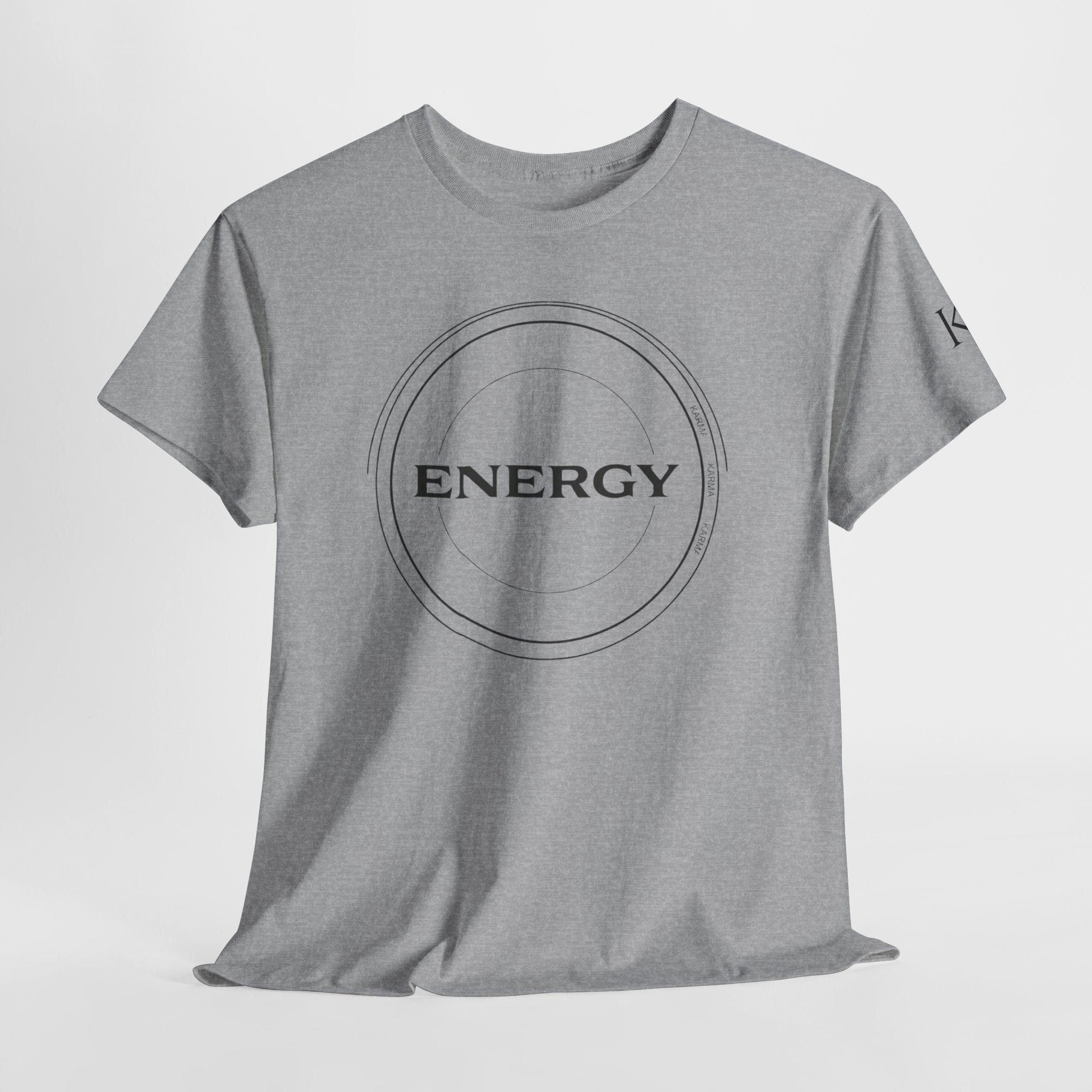 Karmarama 'Karma' Quote "ENERGY RETURNS" Unisex T-Shirt — Inspirational Graphic Tee