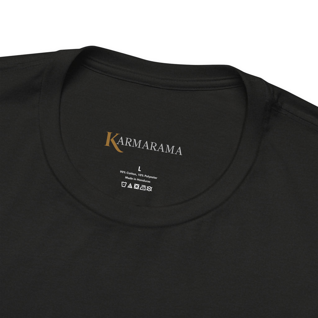 "Karma Collects All Debts" Unisex Tee — Karmarama Graphic T-Shirt