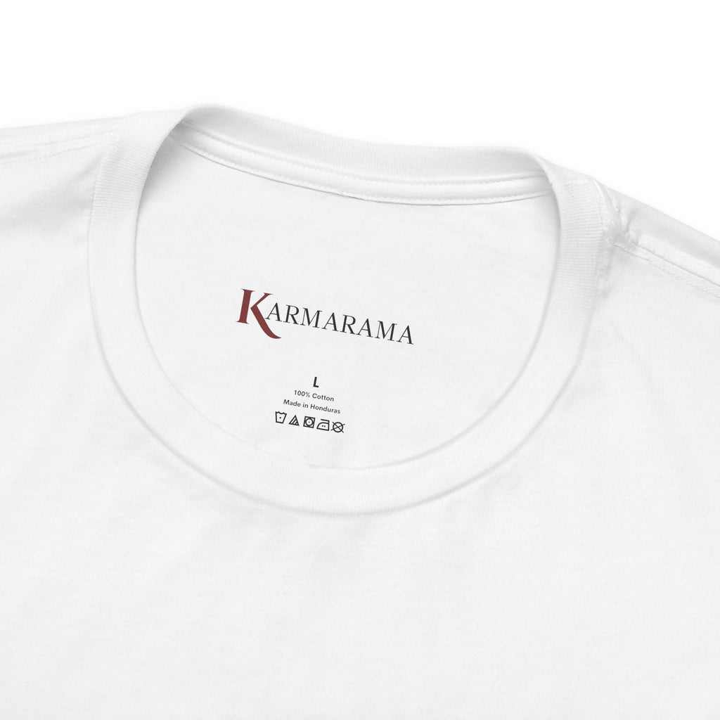 "Karma Collects All Debts" Unisex Tee — Karmarama Graphic T-Shirt